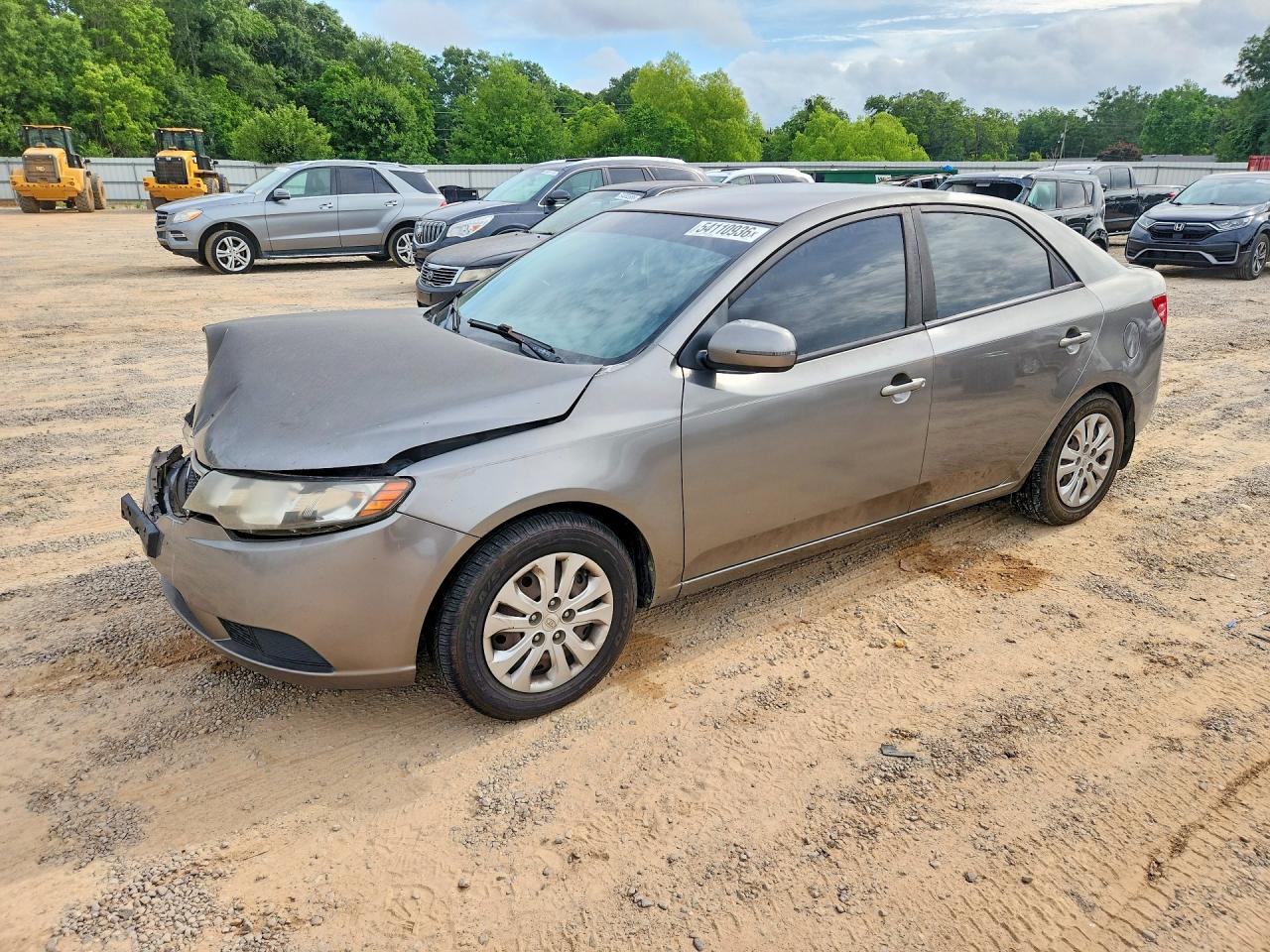 2012 Kia Forte Gray vin: KNAFU4A29C5558178