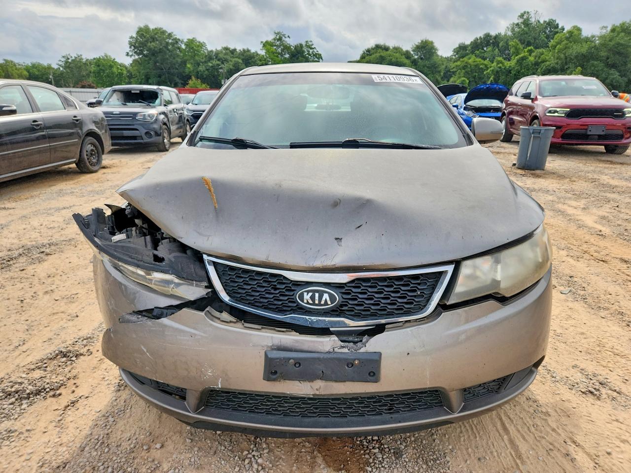 2012 Kia Forte Gray vin: KNAFU4A29C5558178