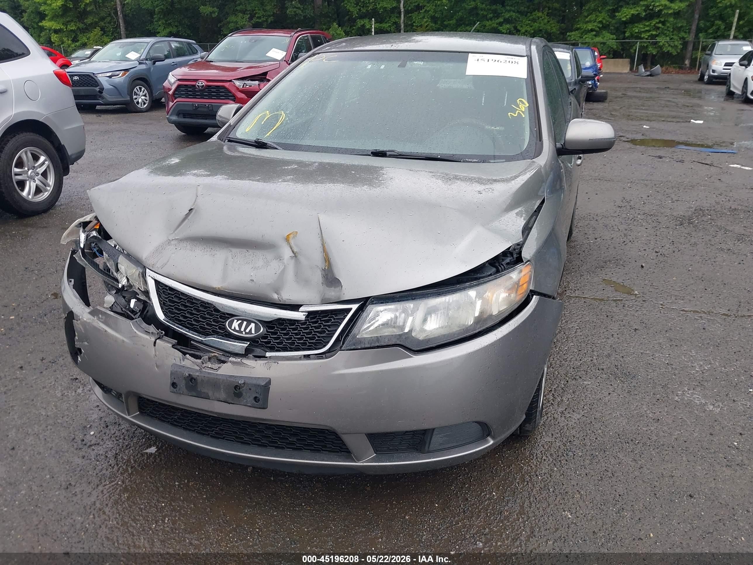 2012 Kia Forte Ex Gray vin: KNAFU4A29C5564143
