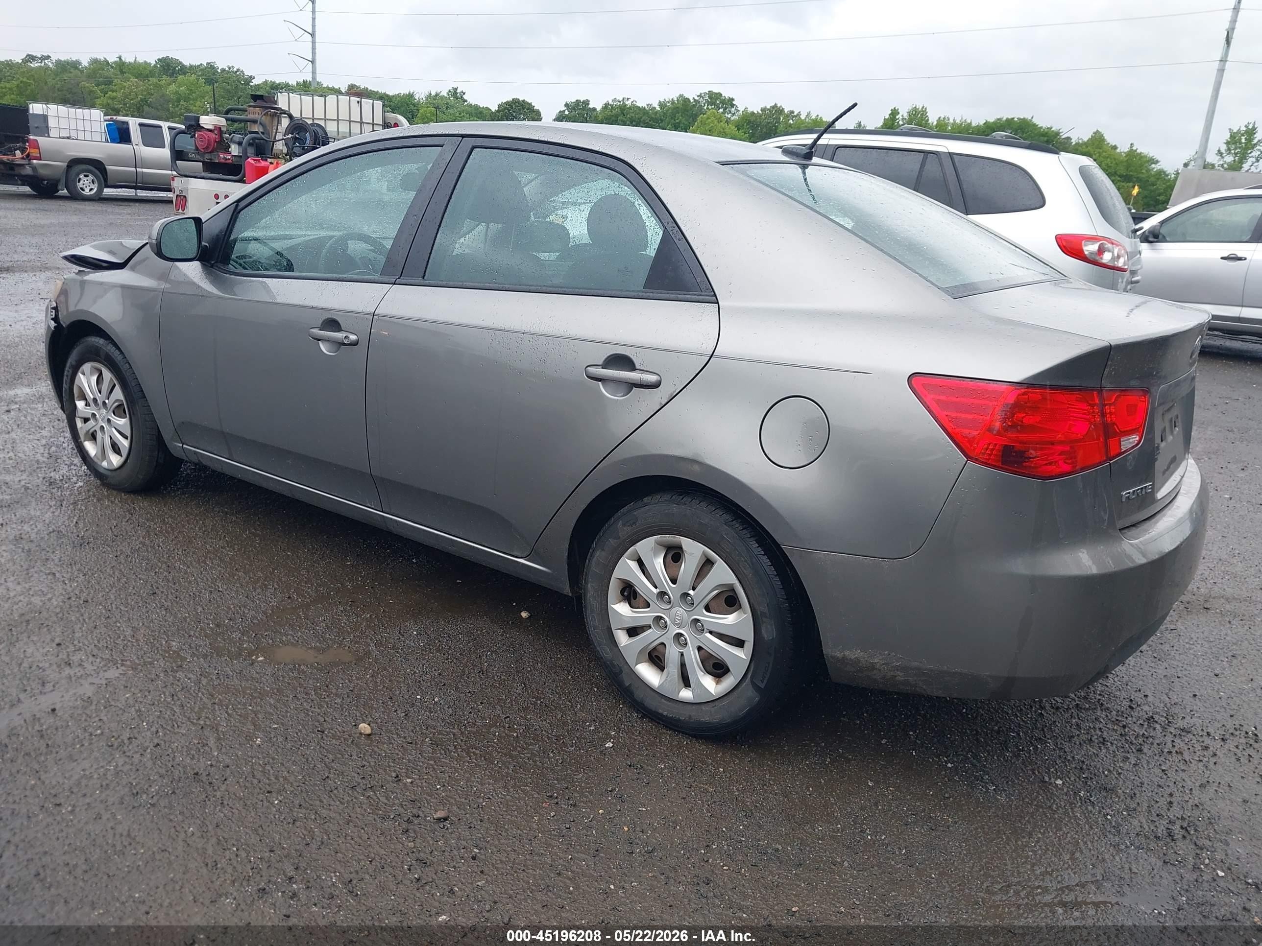 2012 Kia Forte Ex Gray vin: KNAFU4A29C5564143