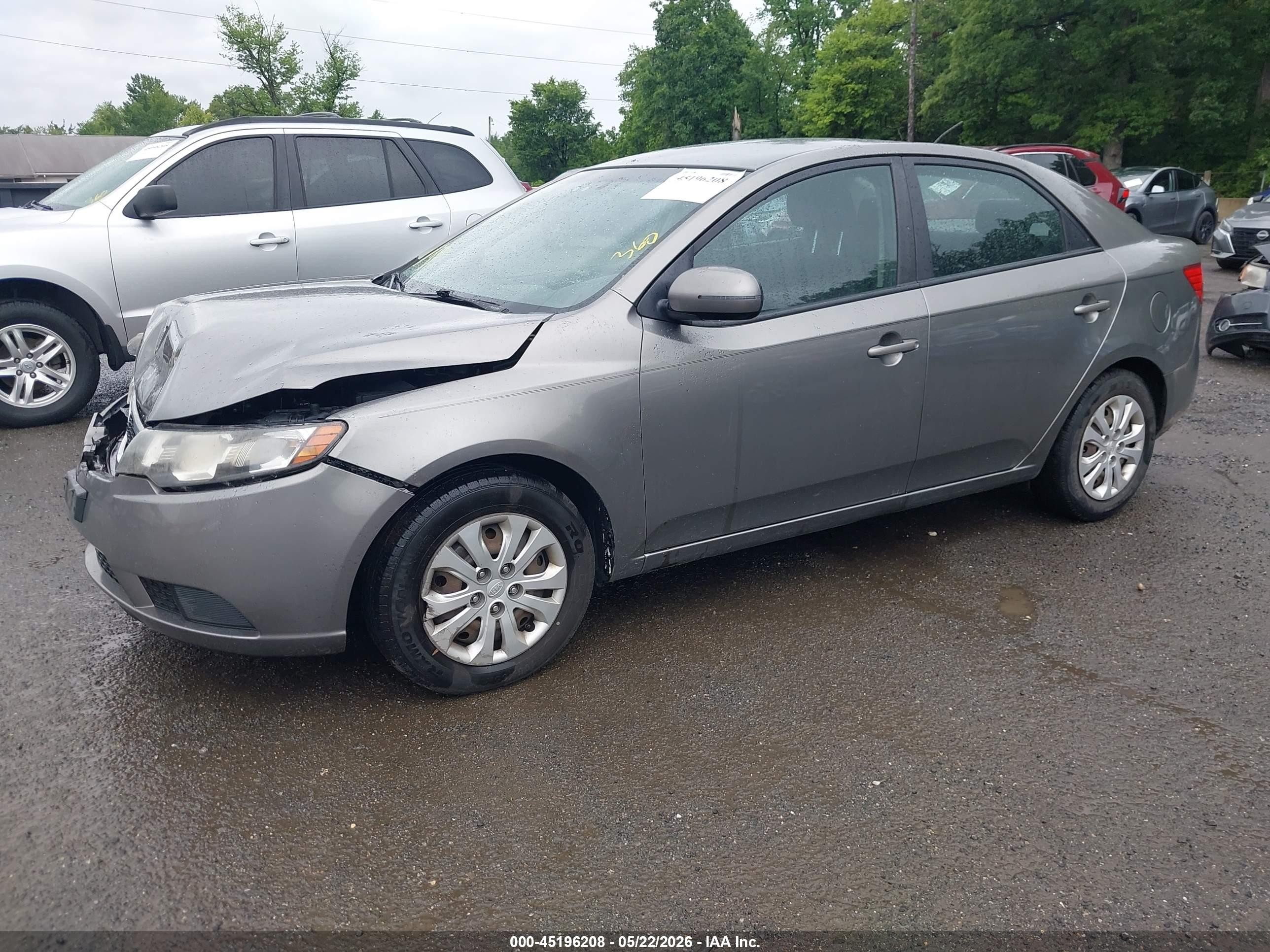2012 Kia Forte Ex Gray vin: KNAFU4A29C5564143
