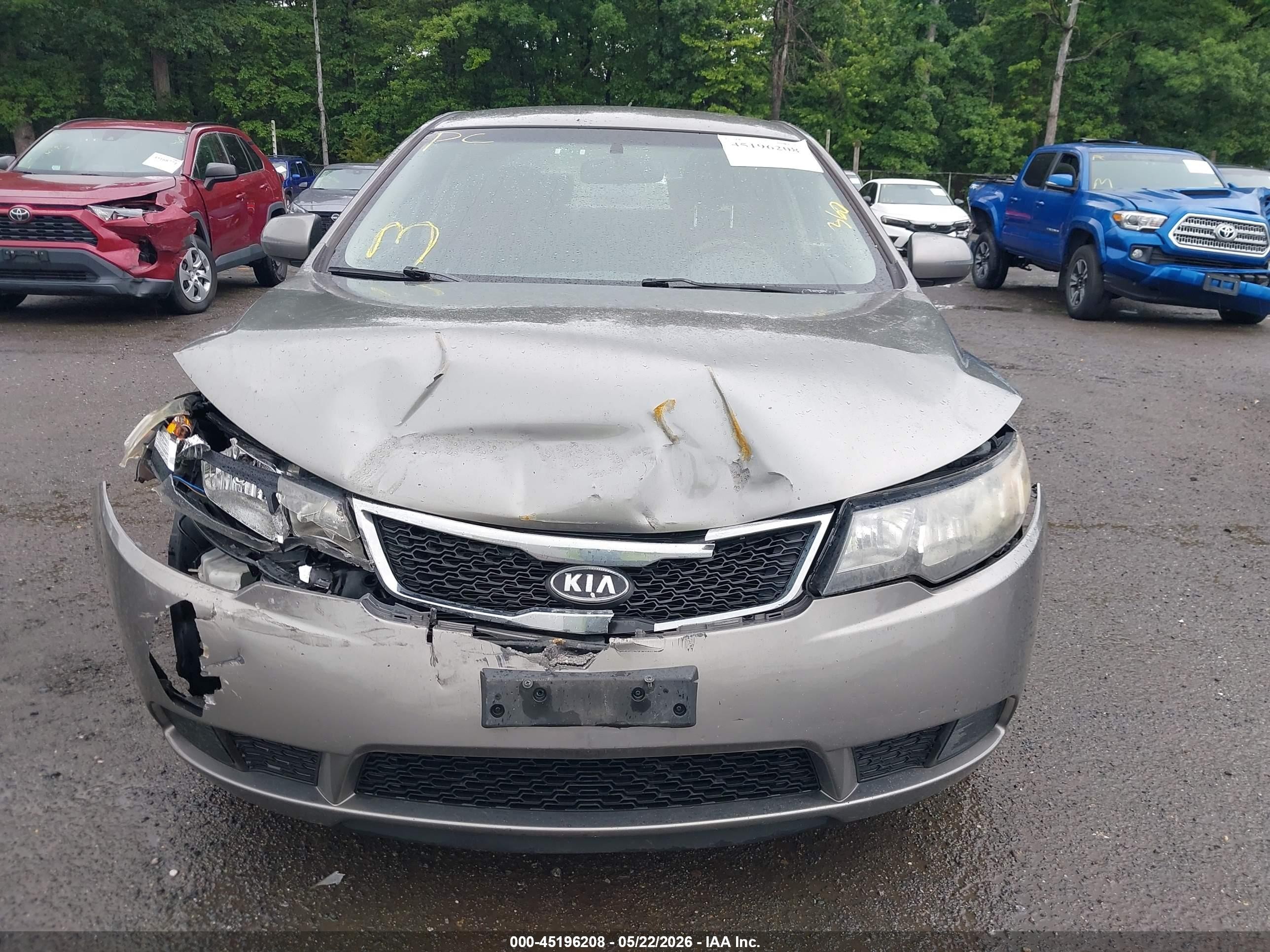 2012 Kia Forte Ex Gray vin: KNAFU4A29C5564143