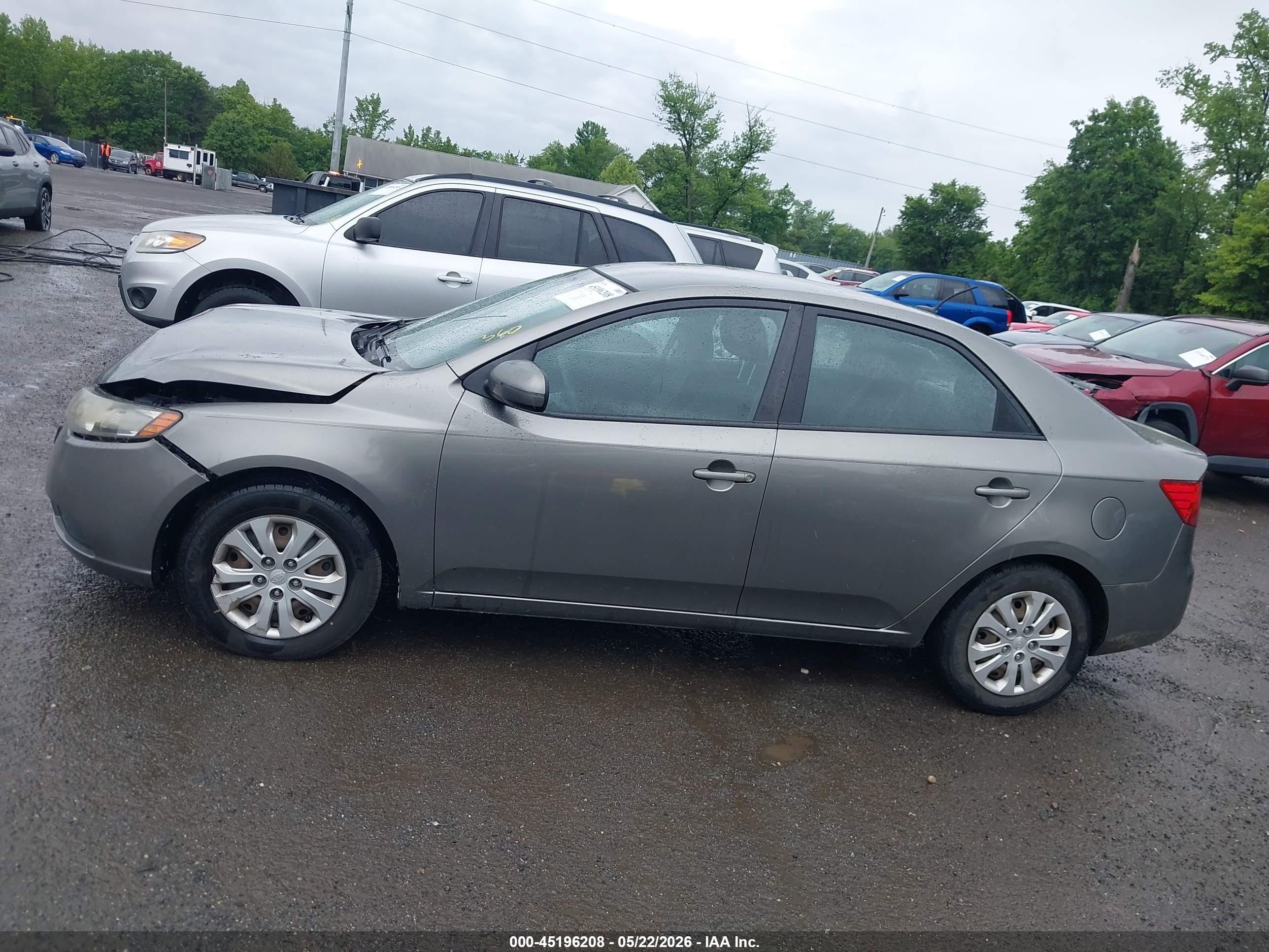 2012 Kia Forte Ex Gray vin: KNAFU4A29C5564143