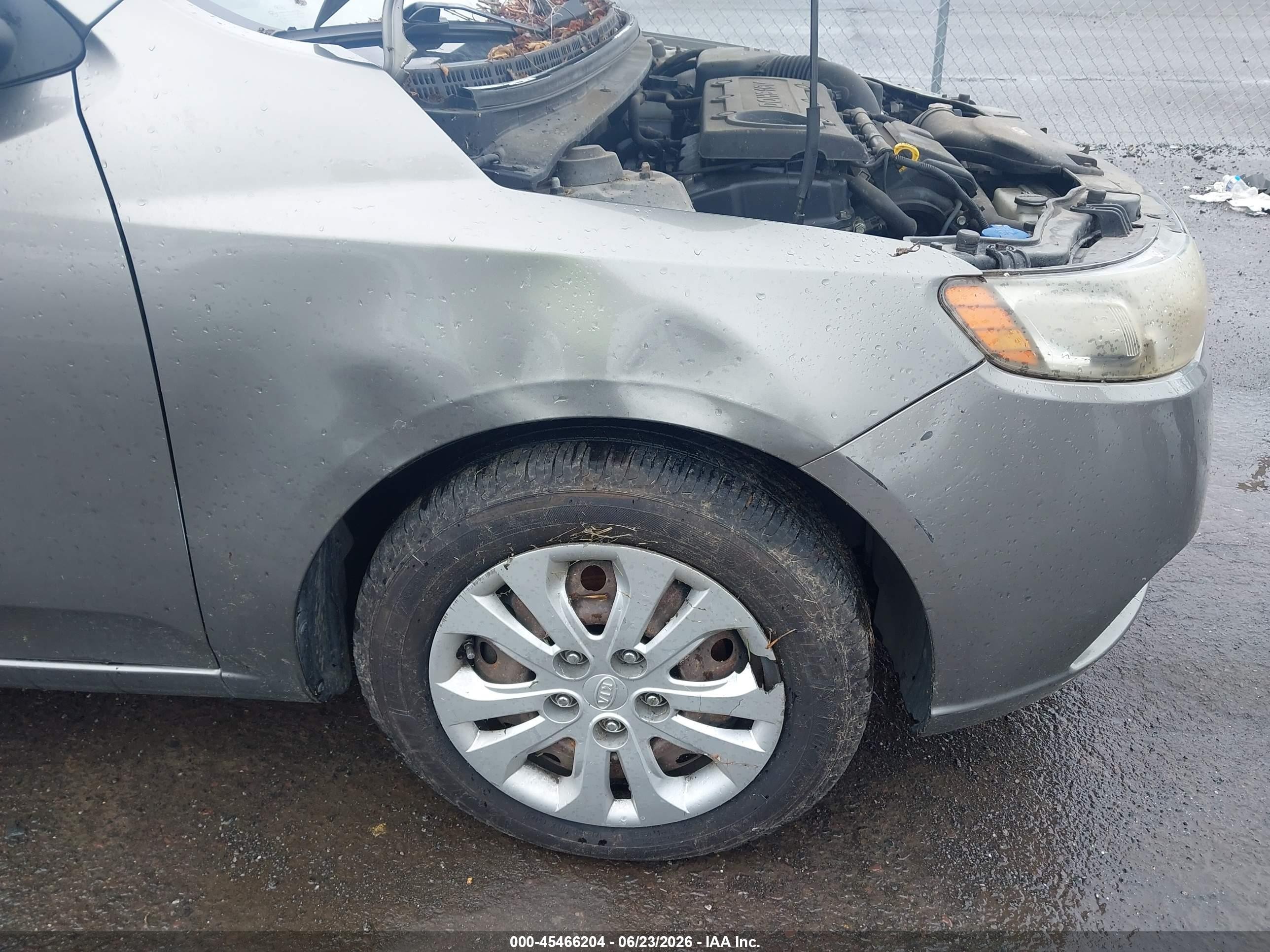 2012 Kia Forte Ex Серый vin: KNAFU4A29C5596591