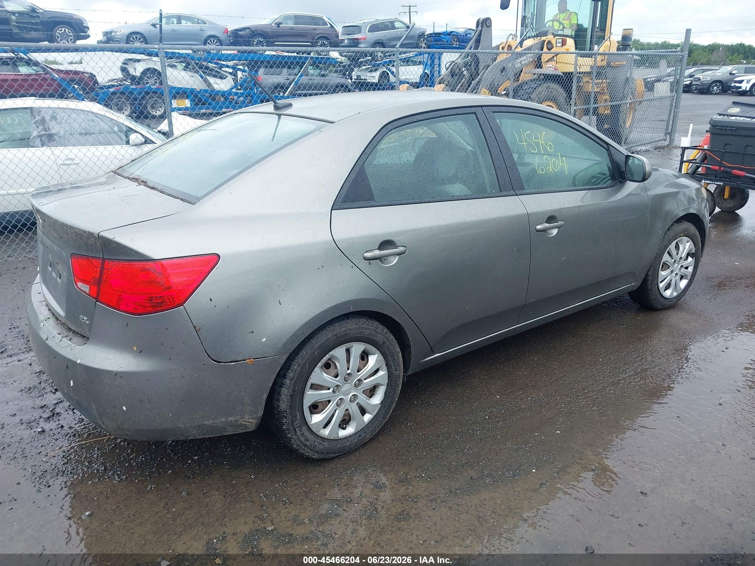 2012 Kia Forte Ex Серый vin: KNAFU4A29C5596591