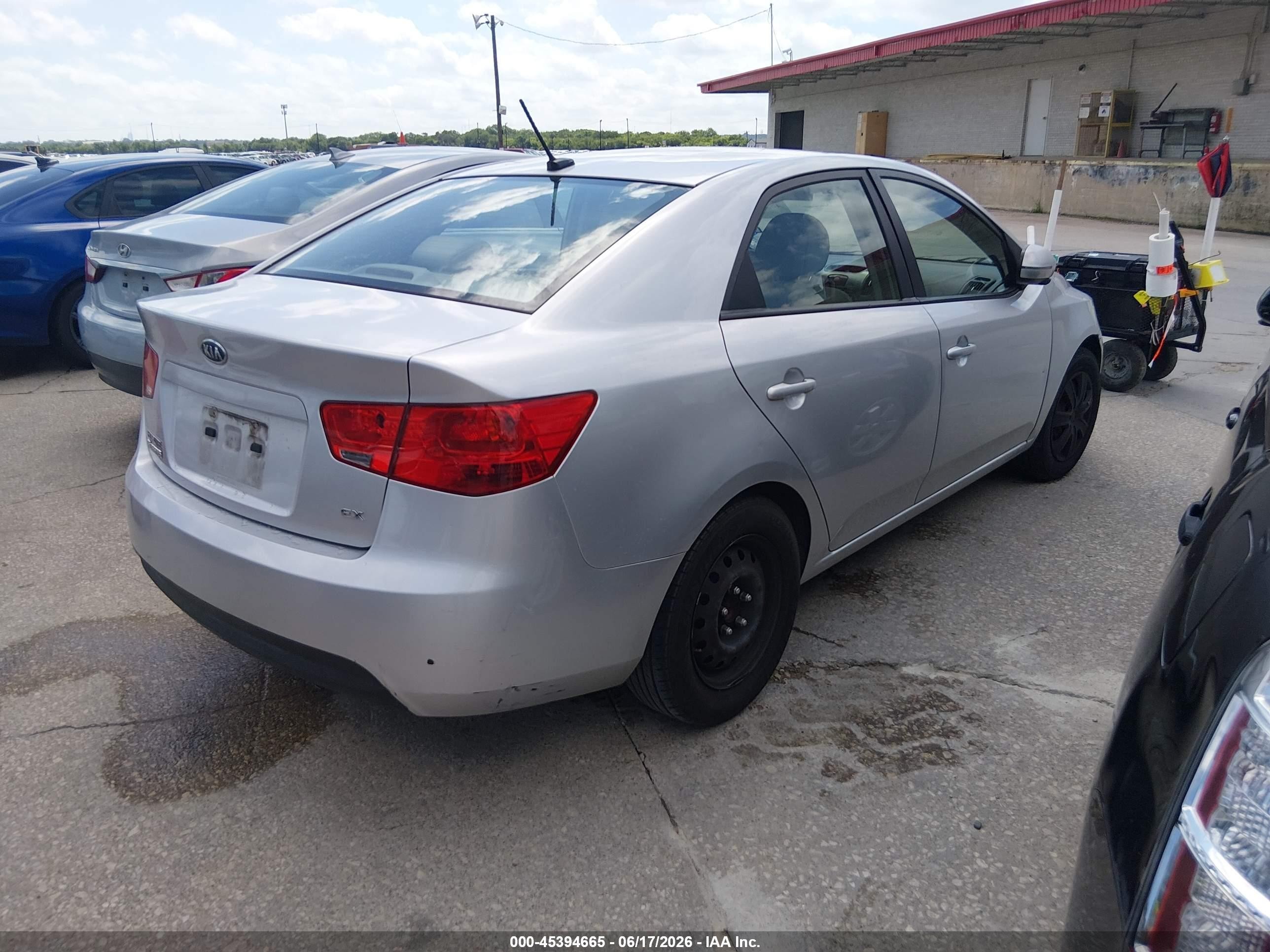2013 Kia Forte Ex Silver vin: KNAFU4A29D5680945