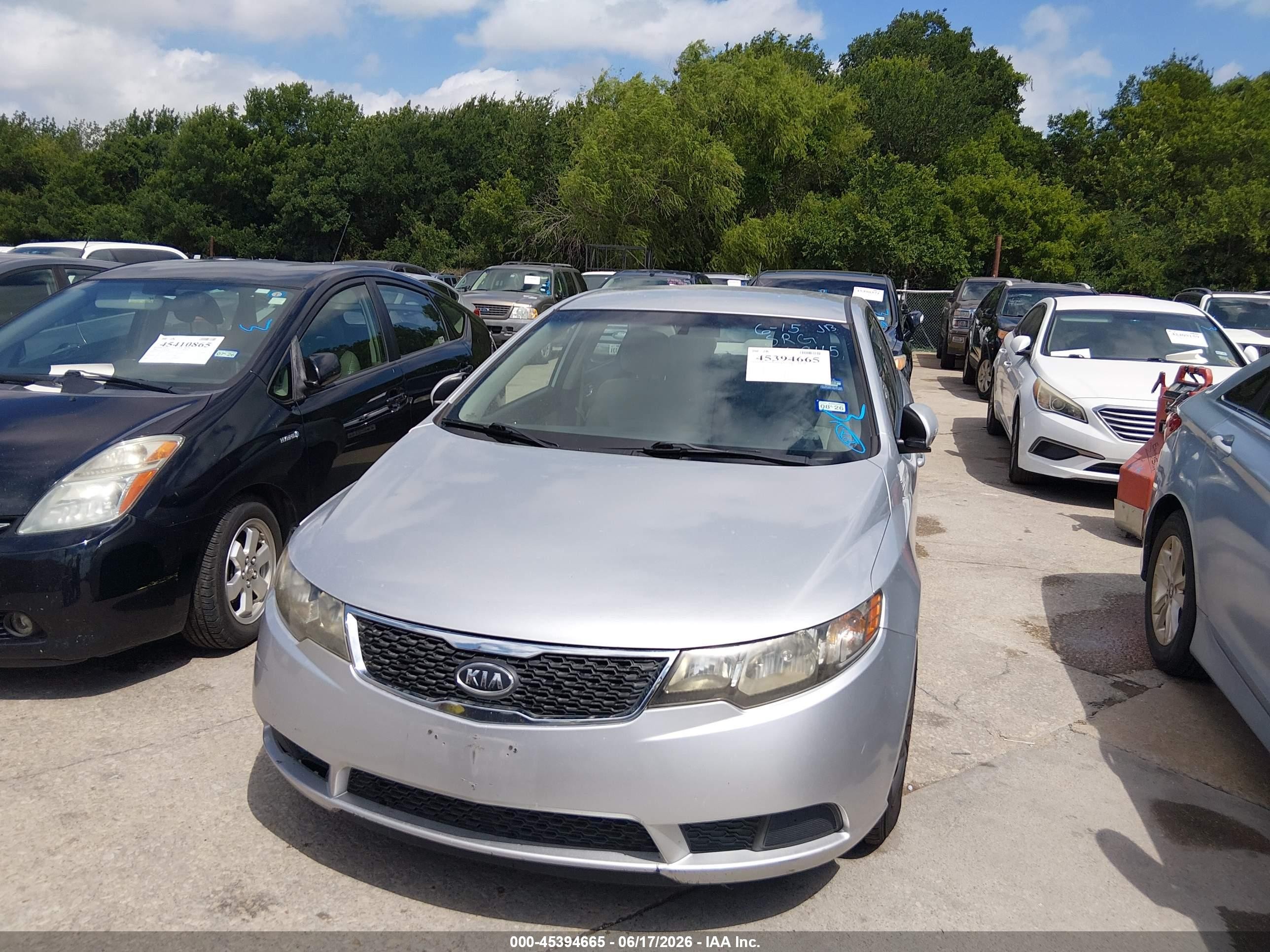 2013 Kia Forte Ex Silver vin: KNAFU4A29D5680945
