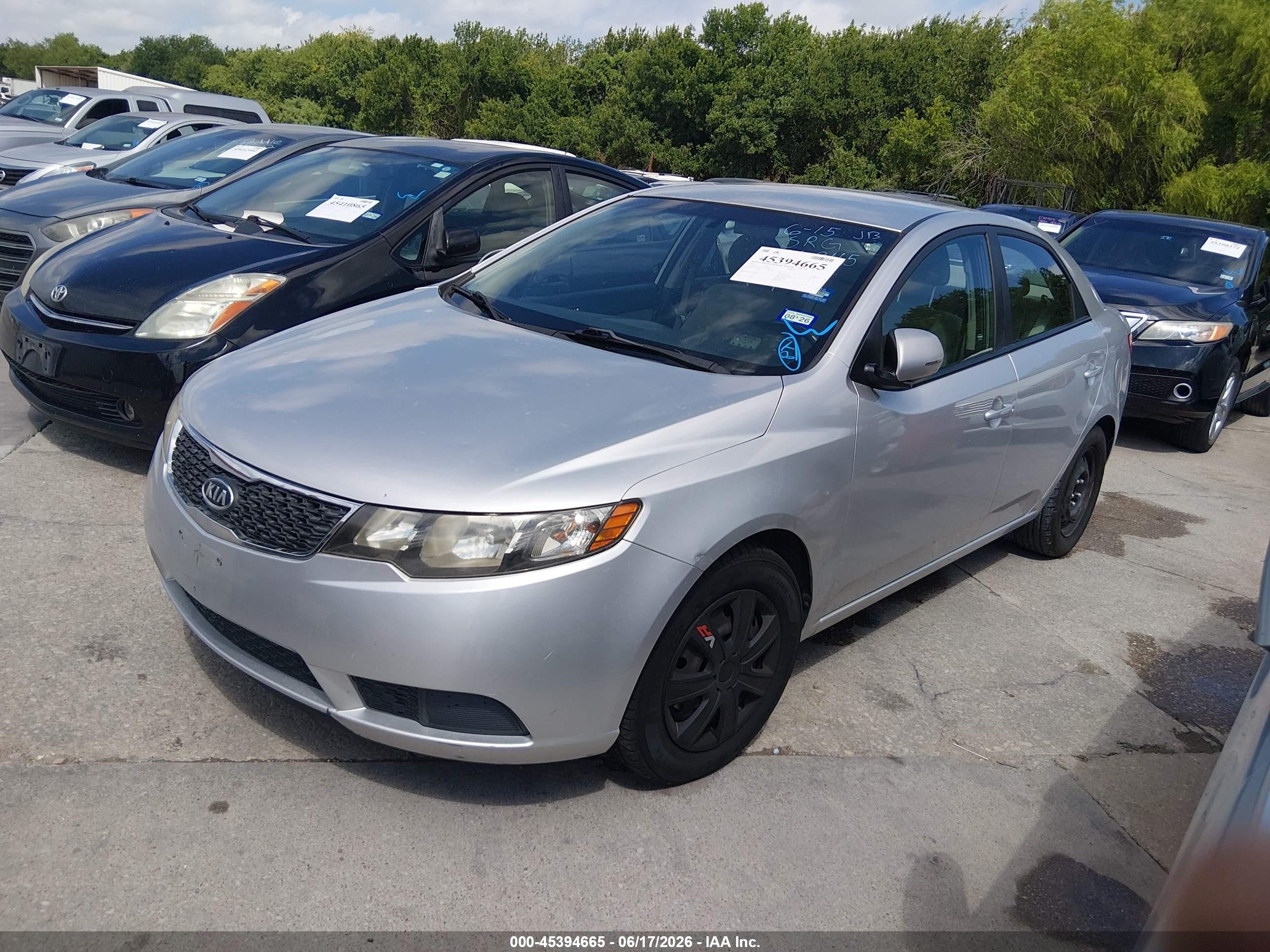 2013 Kia Forte Ex Silver vin: KNAFU4A29D5680945