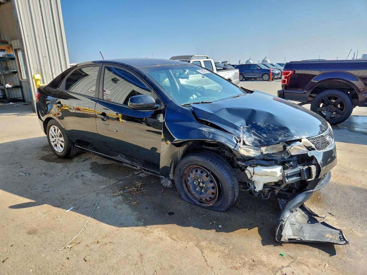2013 Kia Forte Ex Черный vin: KNAFU4A29D5714057