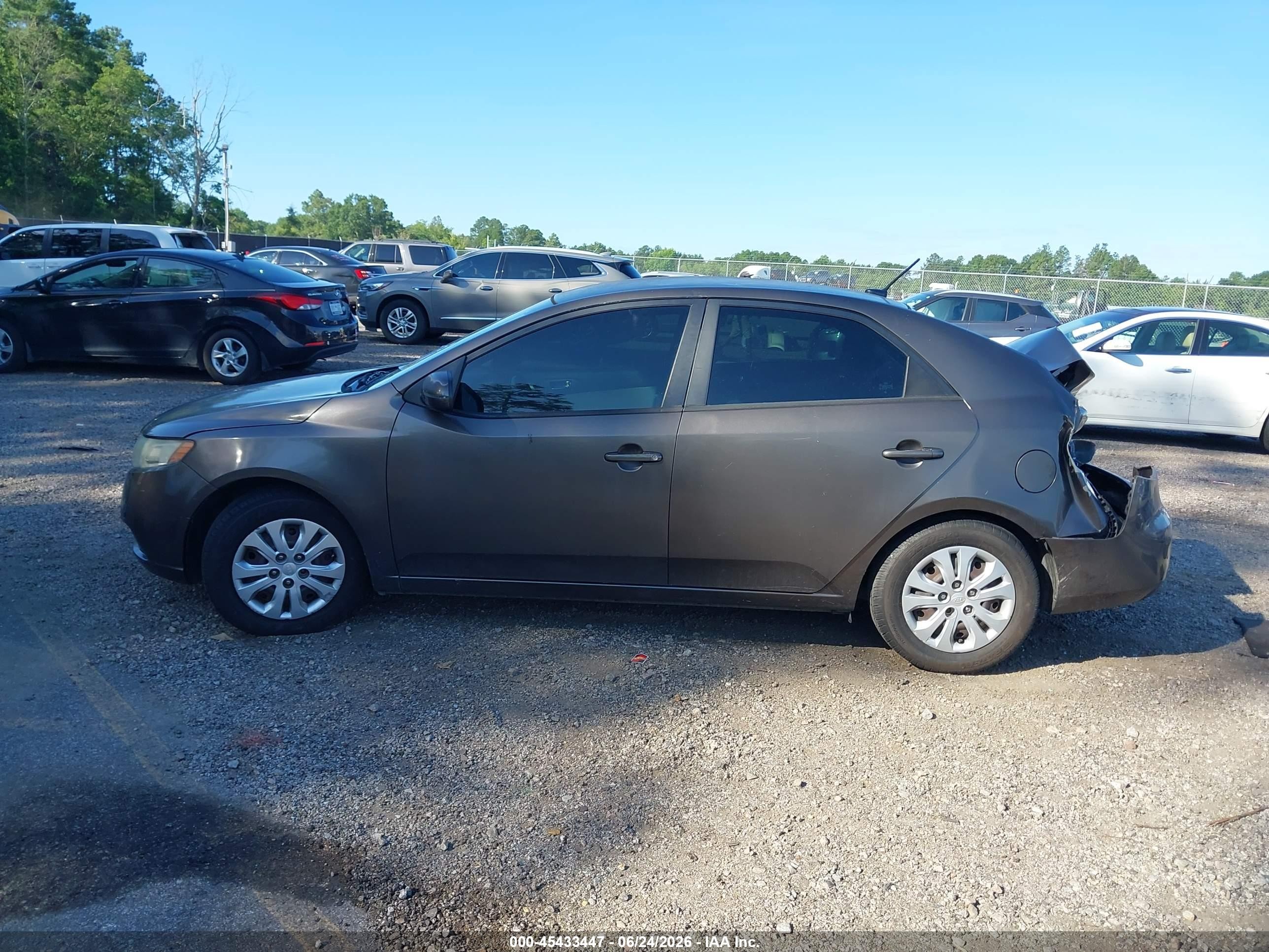 2013 Kia Forte Ex Gray vin: KNAFU4A29D5735894