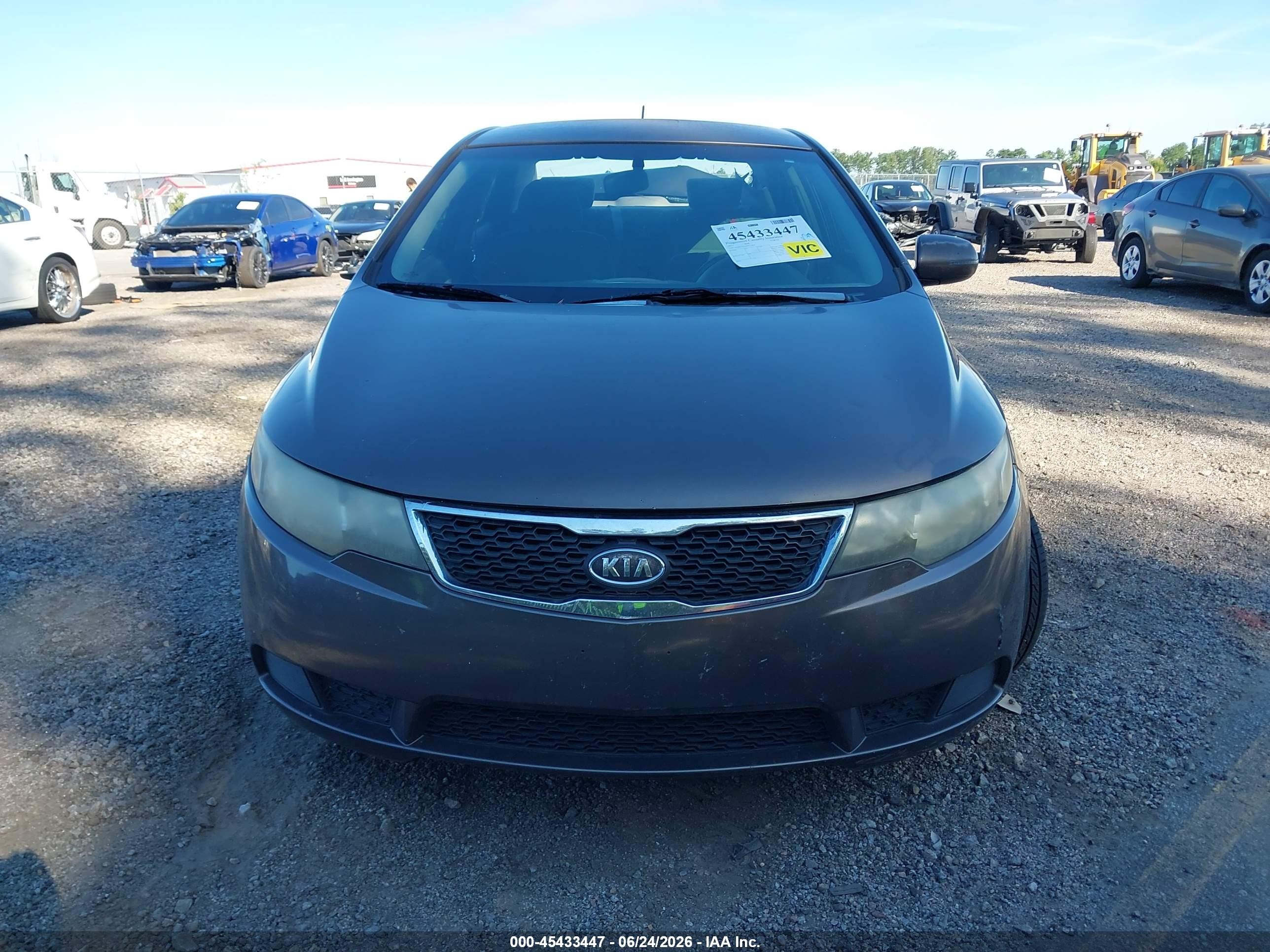 2013 Kia Forte Ex Gray vin: KNAFU4A29D5735894
