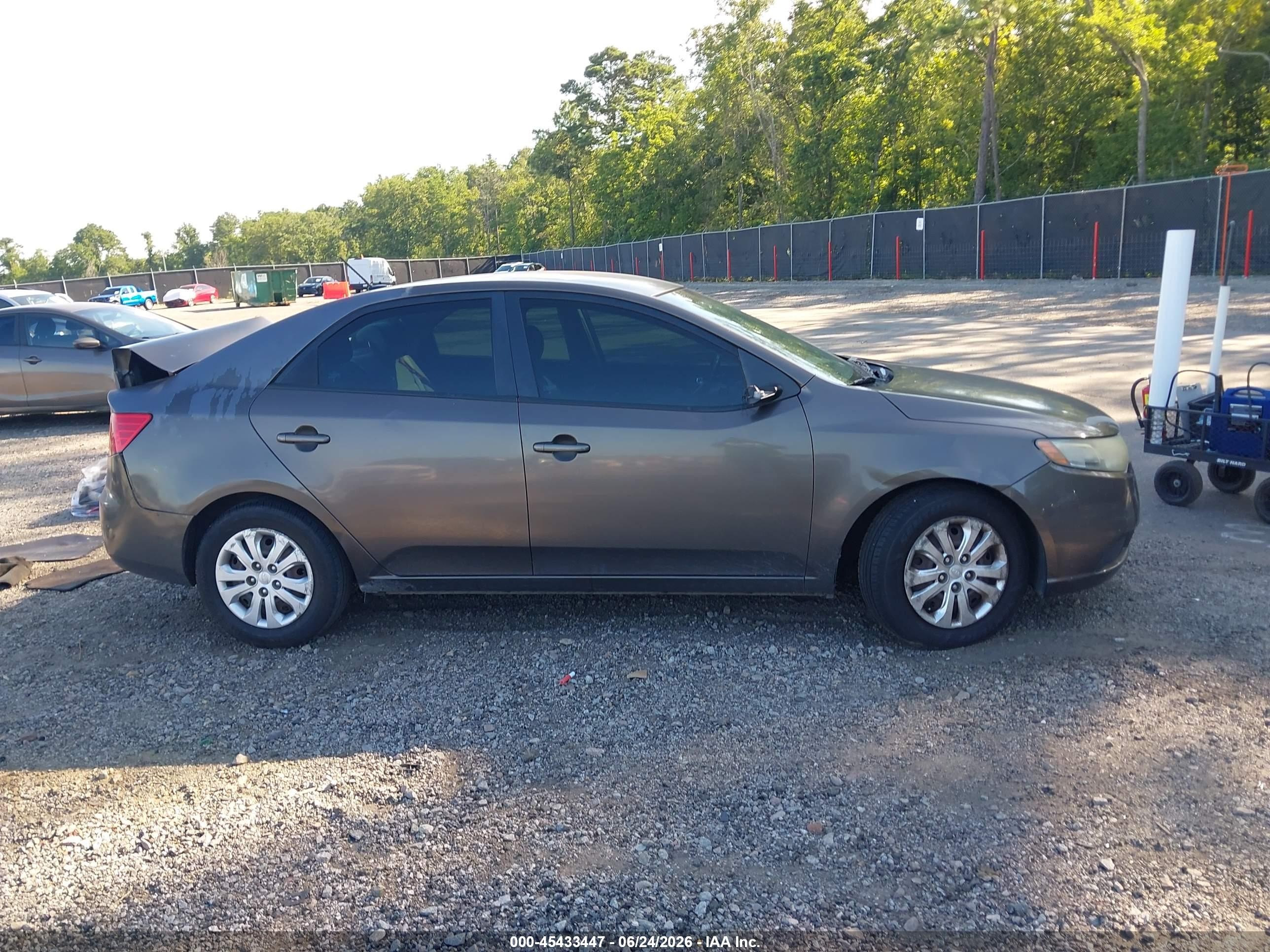 2013 Kia Forte Ex Gray vin: KNAFU4A29D5735894