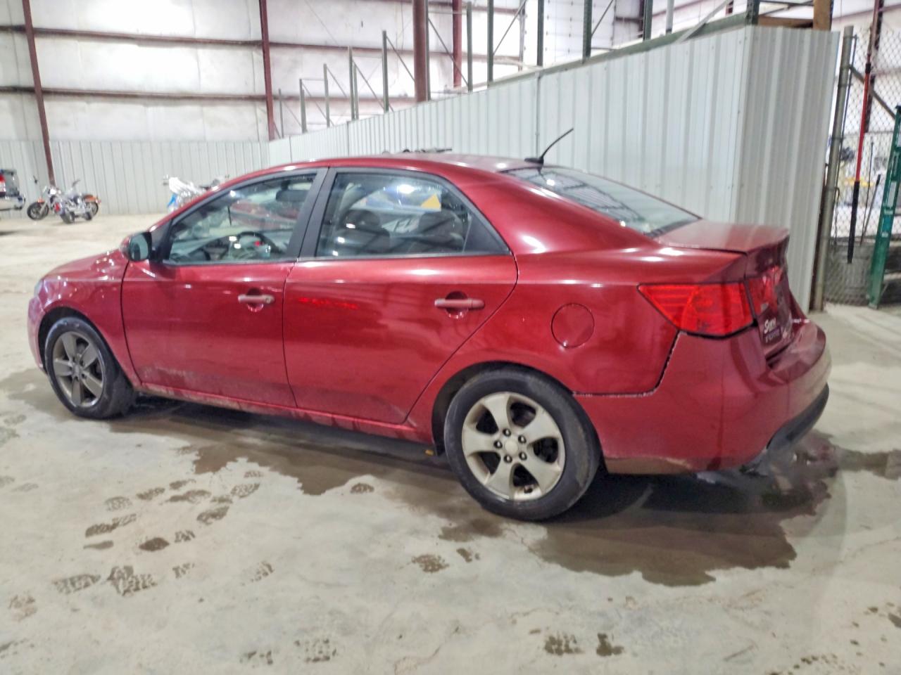 2010 Kia Forte Ex Burgundy vin: KNAFU4A2XA5055420