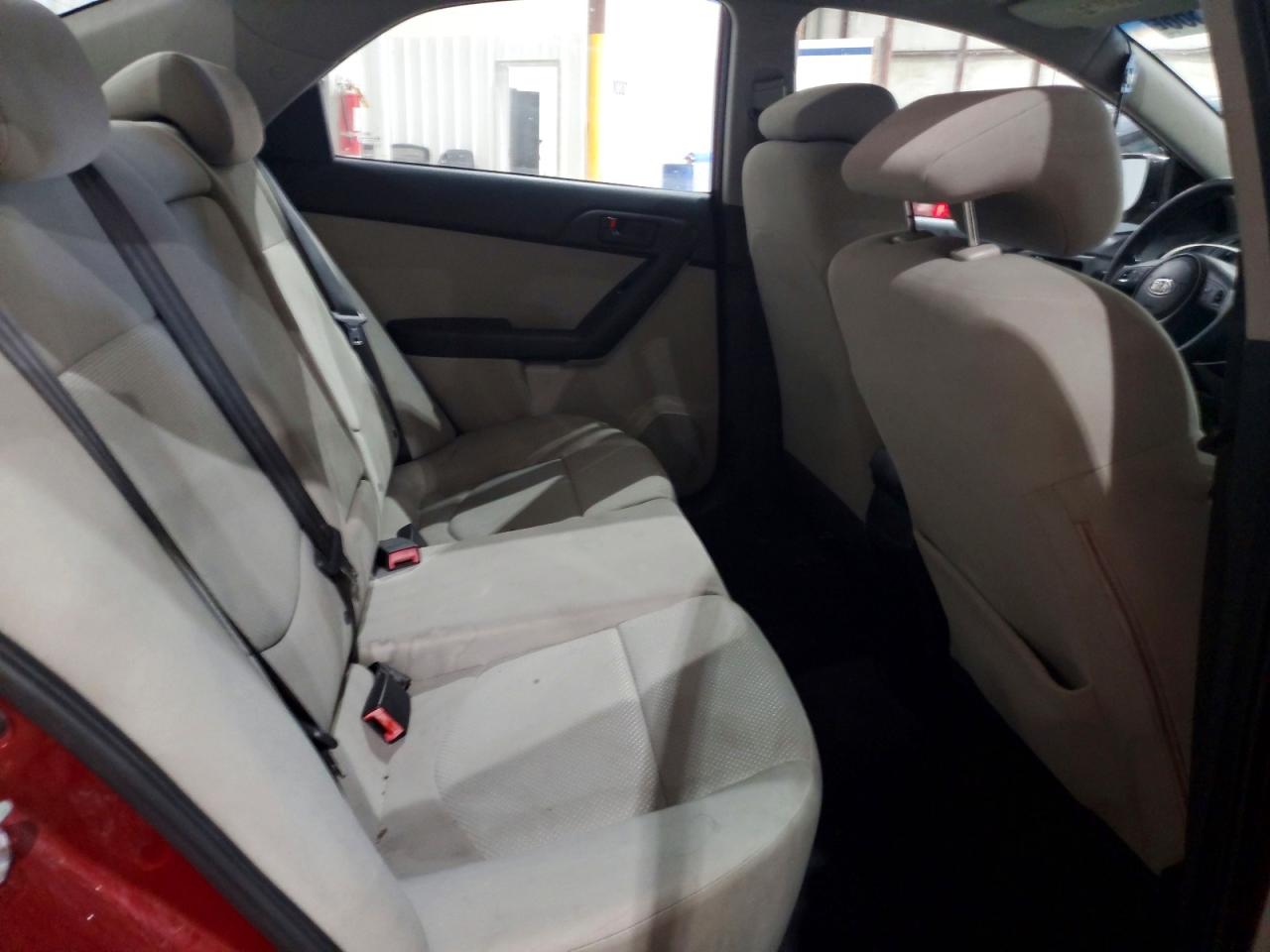 2010 Kia Forte Ex Burgundy vin: KNAFU4A2XA5055420