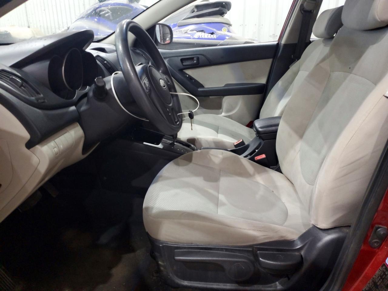 2010 Kia Forte Ex Burgundy vin: KNAFU4A2XA5055420
