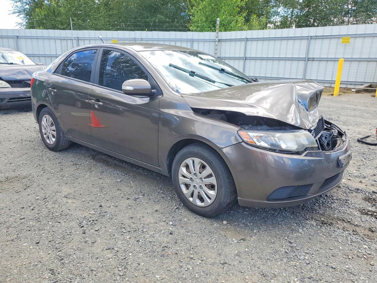 2010 Kia Forte Ex Gray vin: KNAFU4A2XA5060133