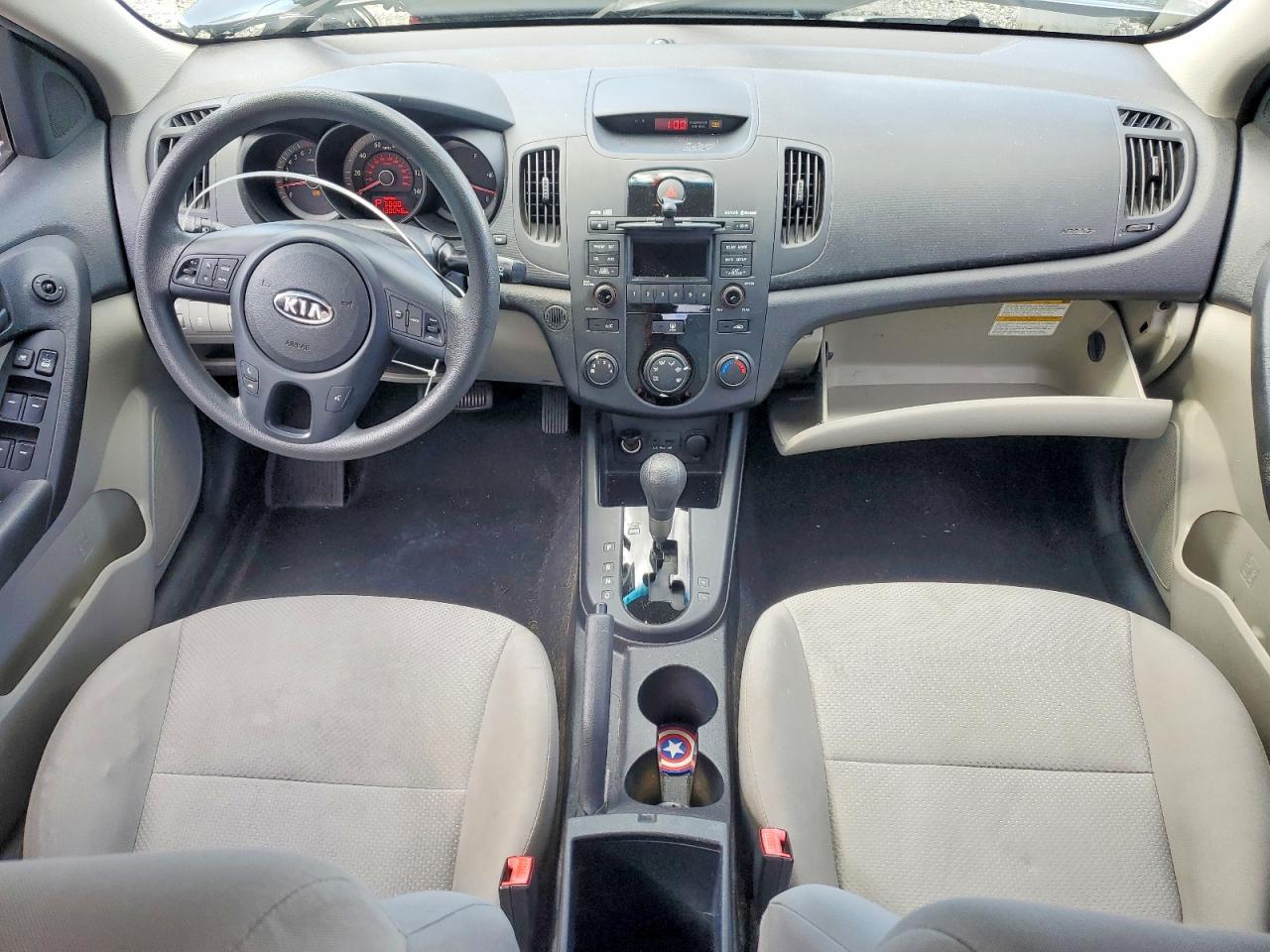 2010 Kia Forte Ex Gray vin: KNAFU4A2XA5060133