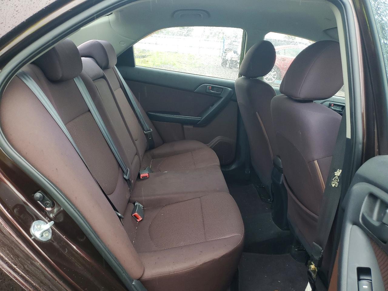 2010 Kia Forte Ex Burgundy vin: KNAFU4A2XA5174441