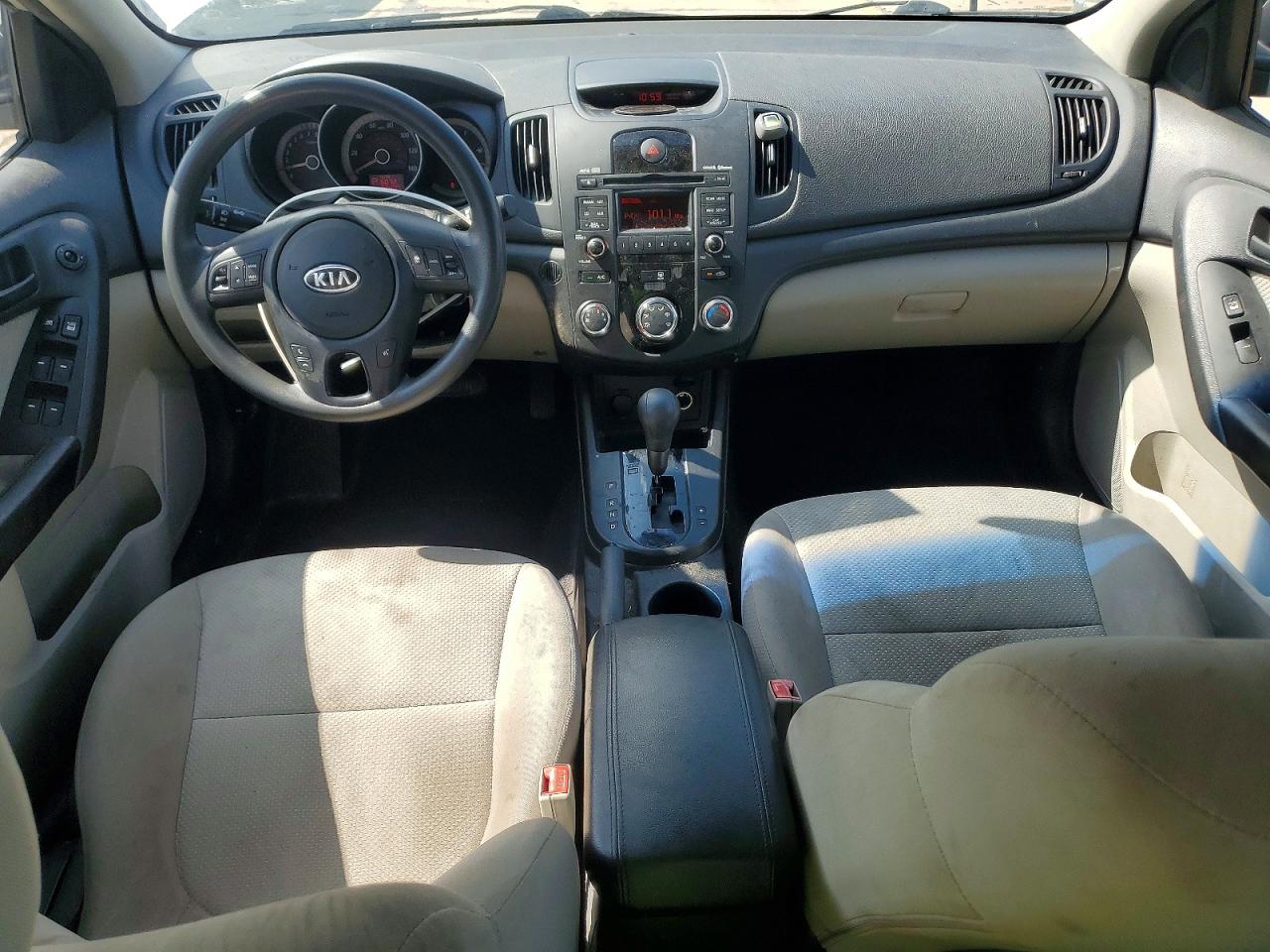 2010 Kia Forte Ex Silver vin: KNAFU4A2XA5267993
