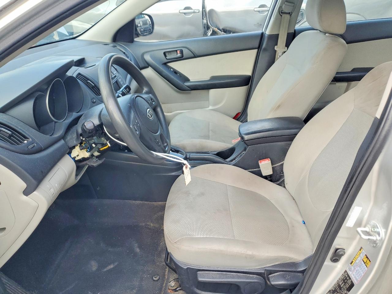 2010 Kia Forte Ex Silver vin: KNAFU4A2XA5267993