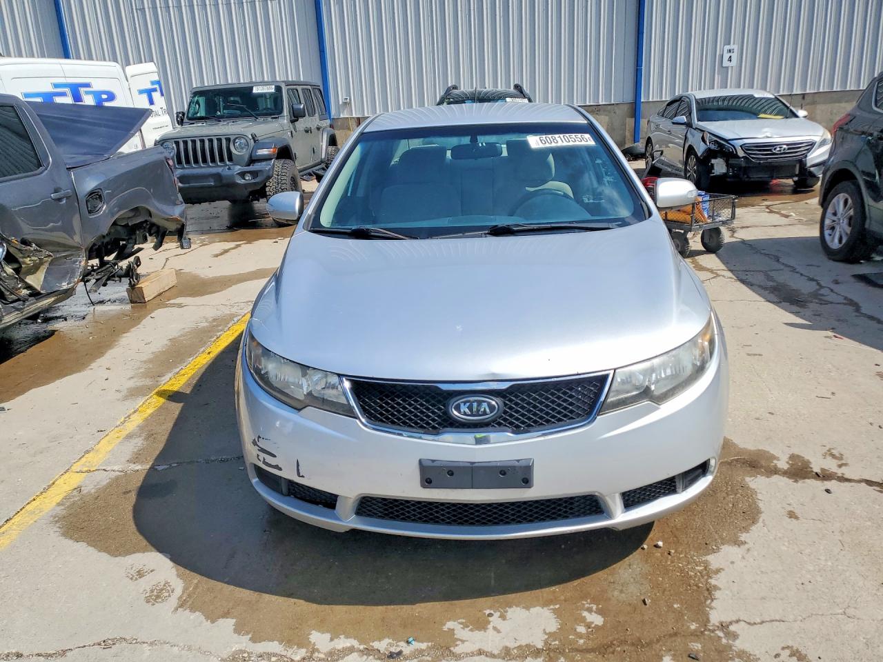 2010 Kia Forte Ex Silver vin: KNAFU4A2XA5267993