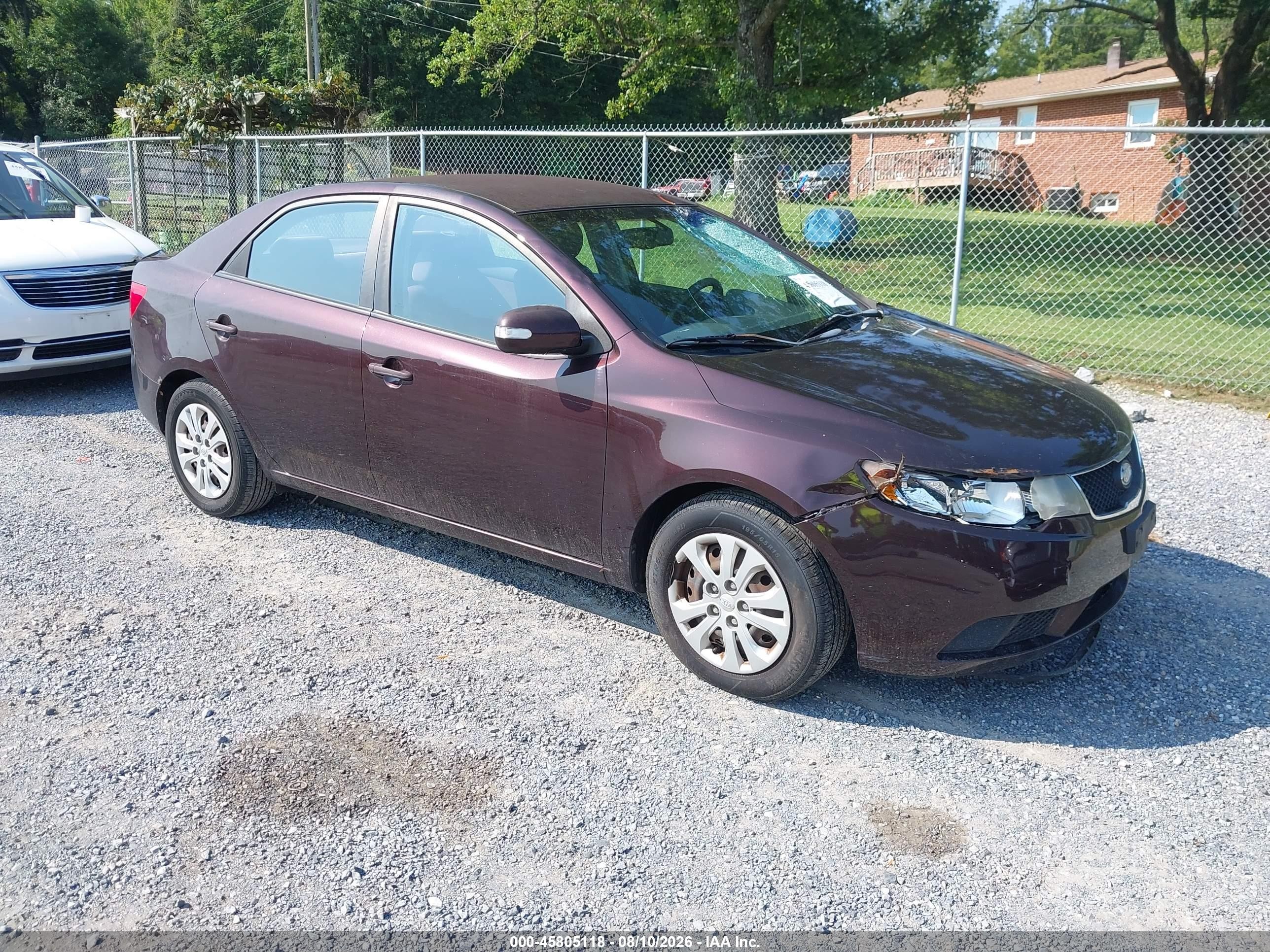 2010 Kia Forte Ex Красный vin: KNAFU4A2XA5815510