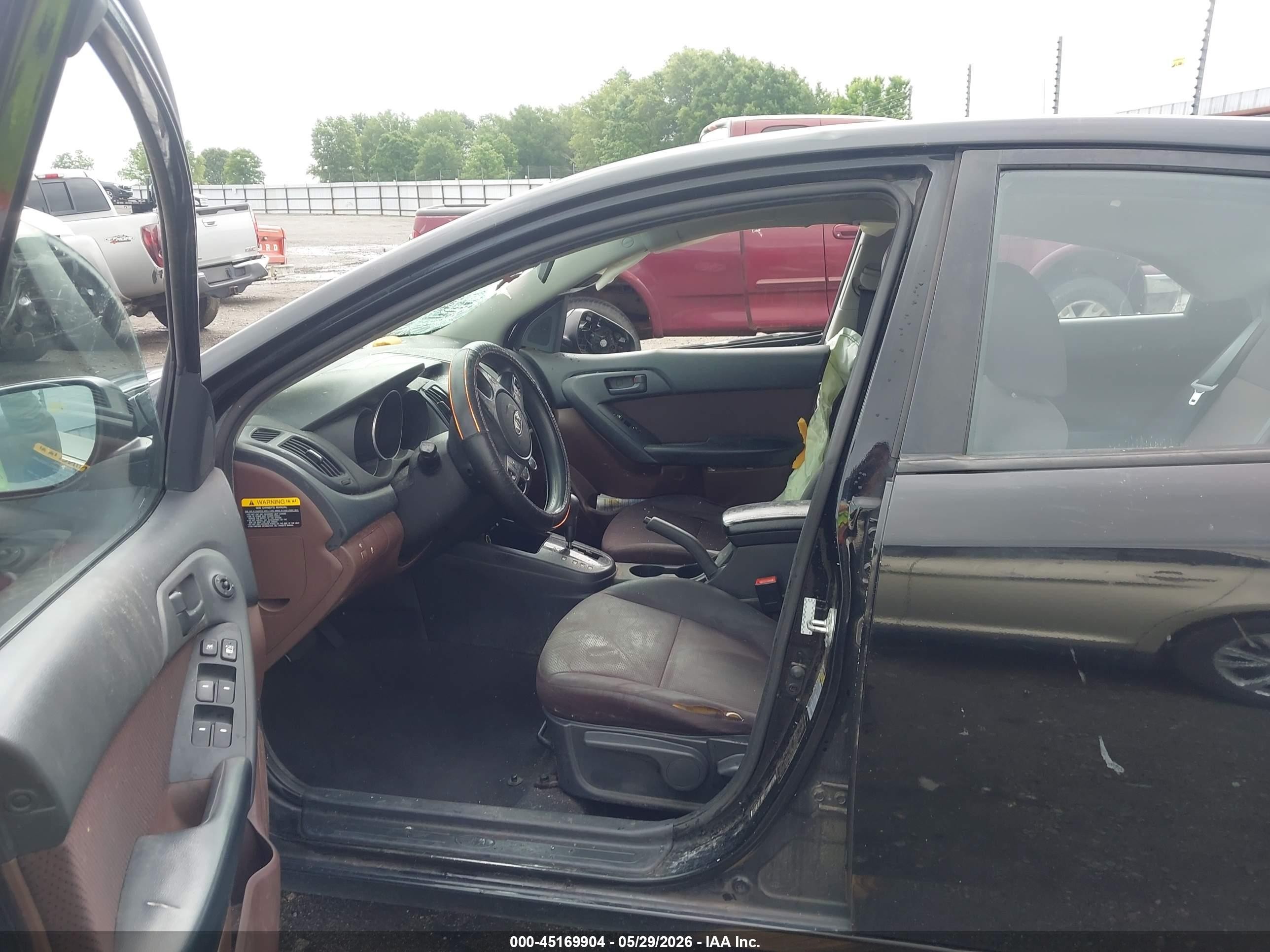 2010 Kia Forte Ex Black vin: KNAFU4A2XA5829469