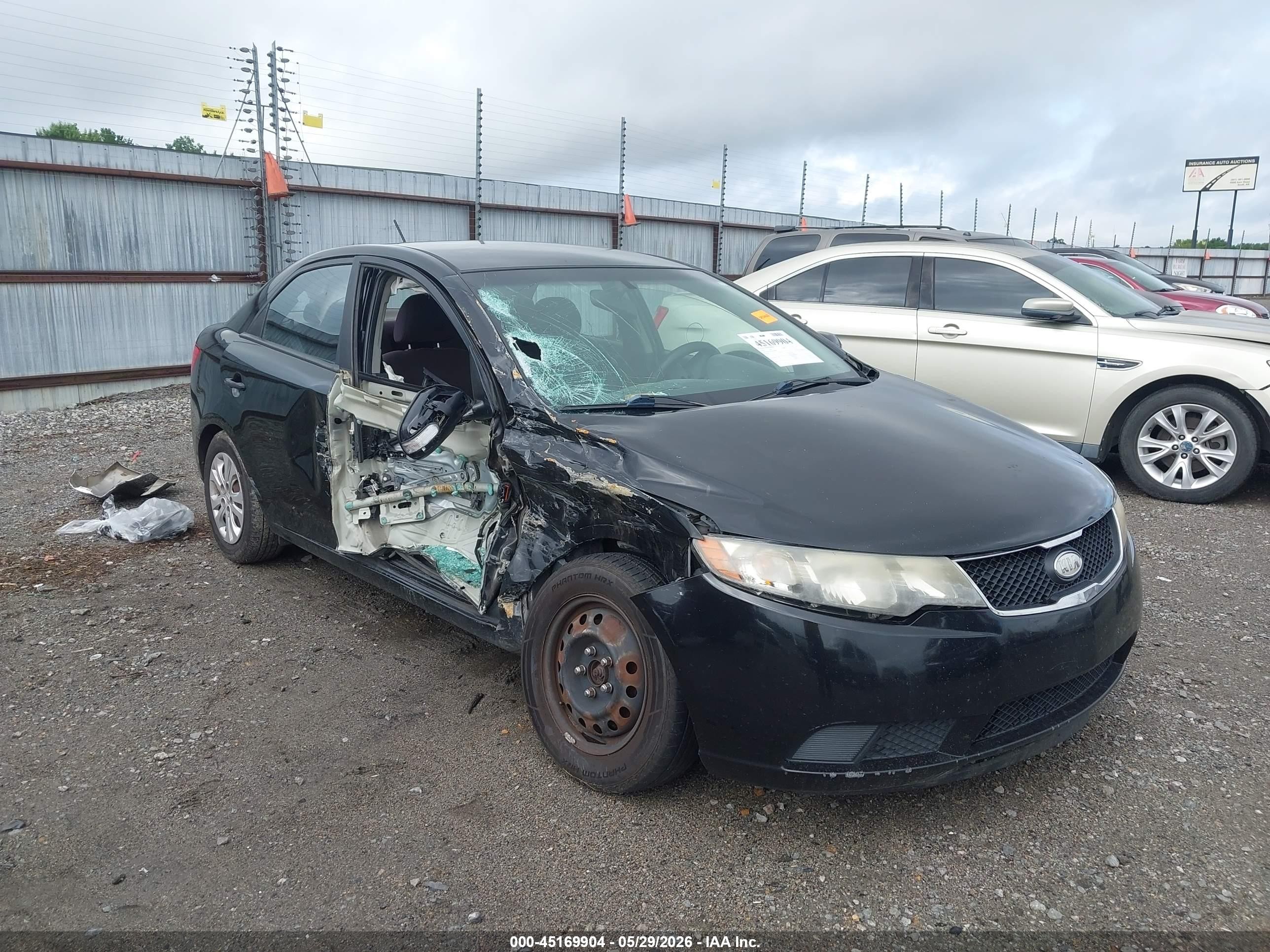 2010 Kia Forte Ex Black vin: KNAFU4A2XA5829469