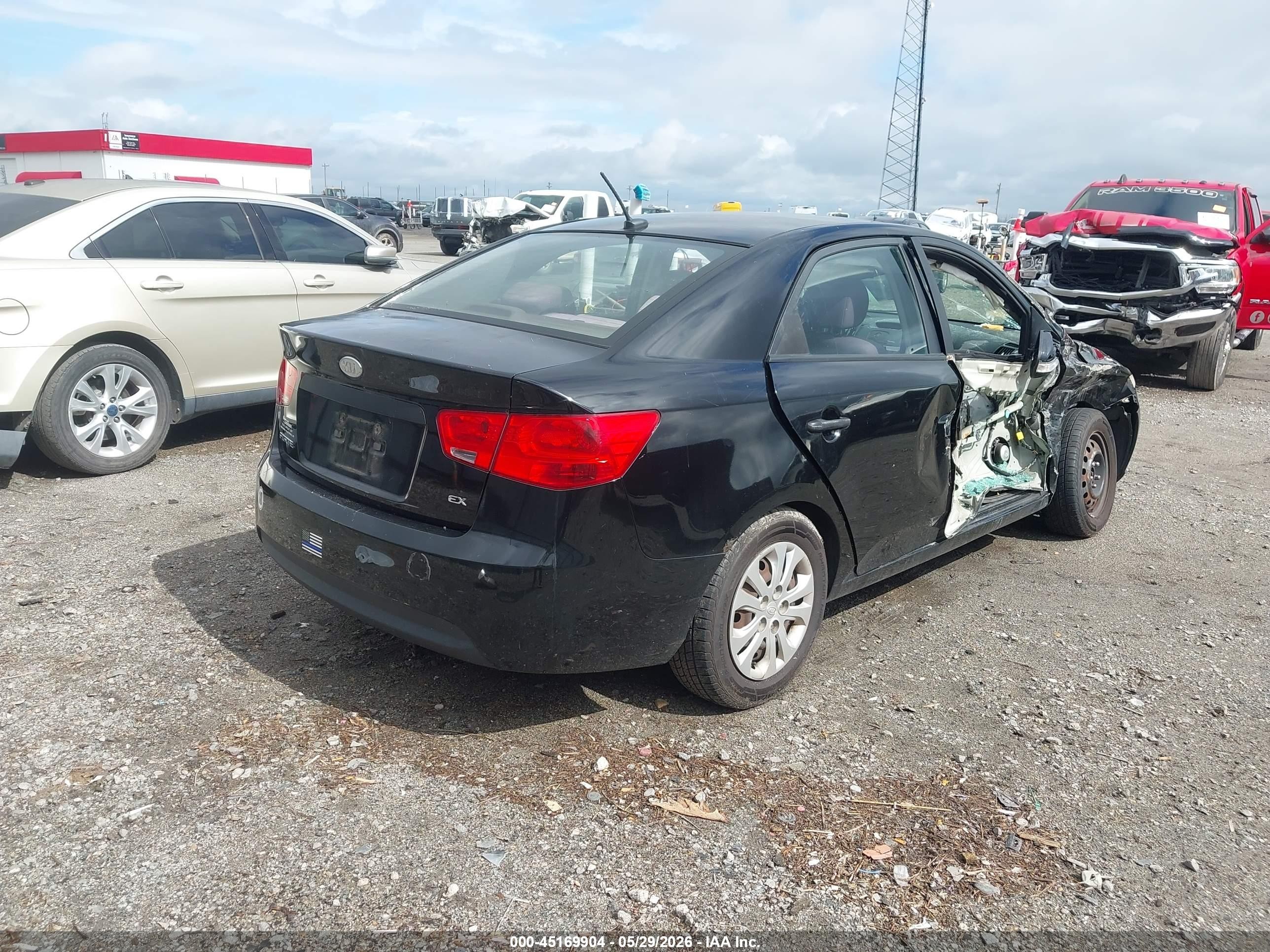 2010 Kia Forte Ex Black vin: KNAFU4A2XA5829469