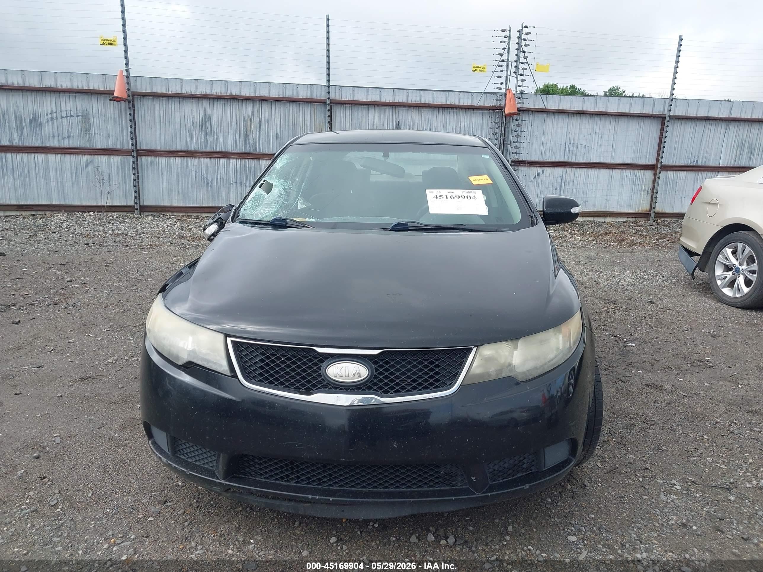 2010 Kia Forte Ex Black vin: KNAFU4A2XA5829469