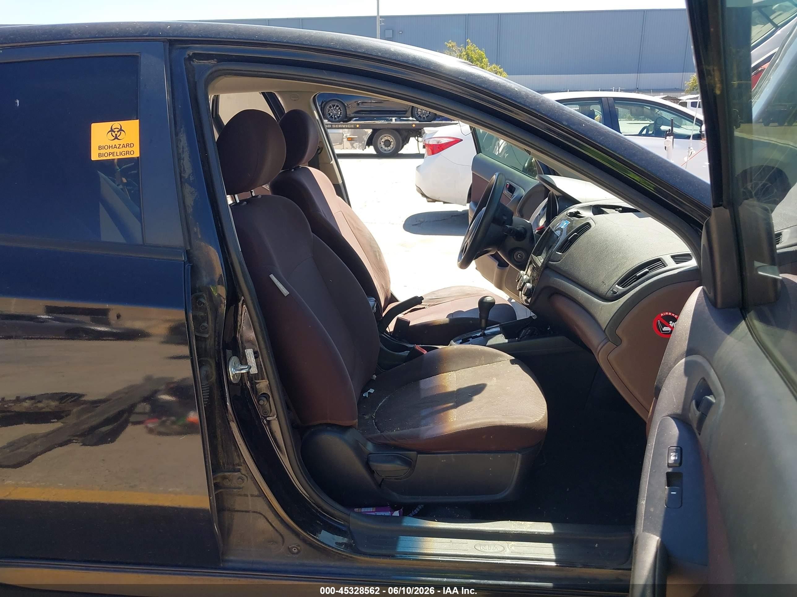 2010 Kia Forte Ex Black vin: KNAFU4A2XA5859202