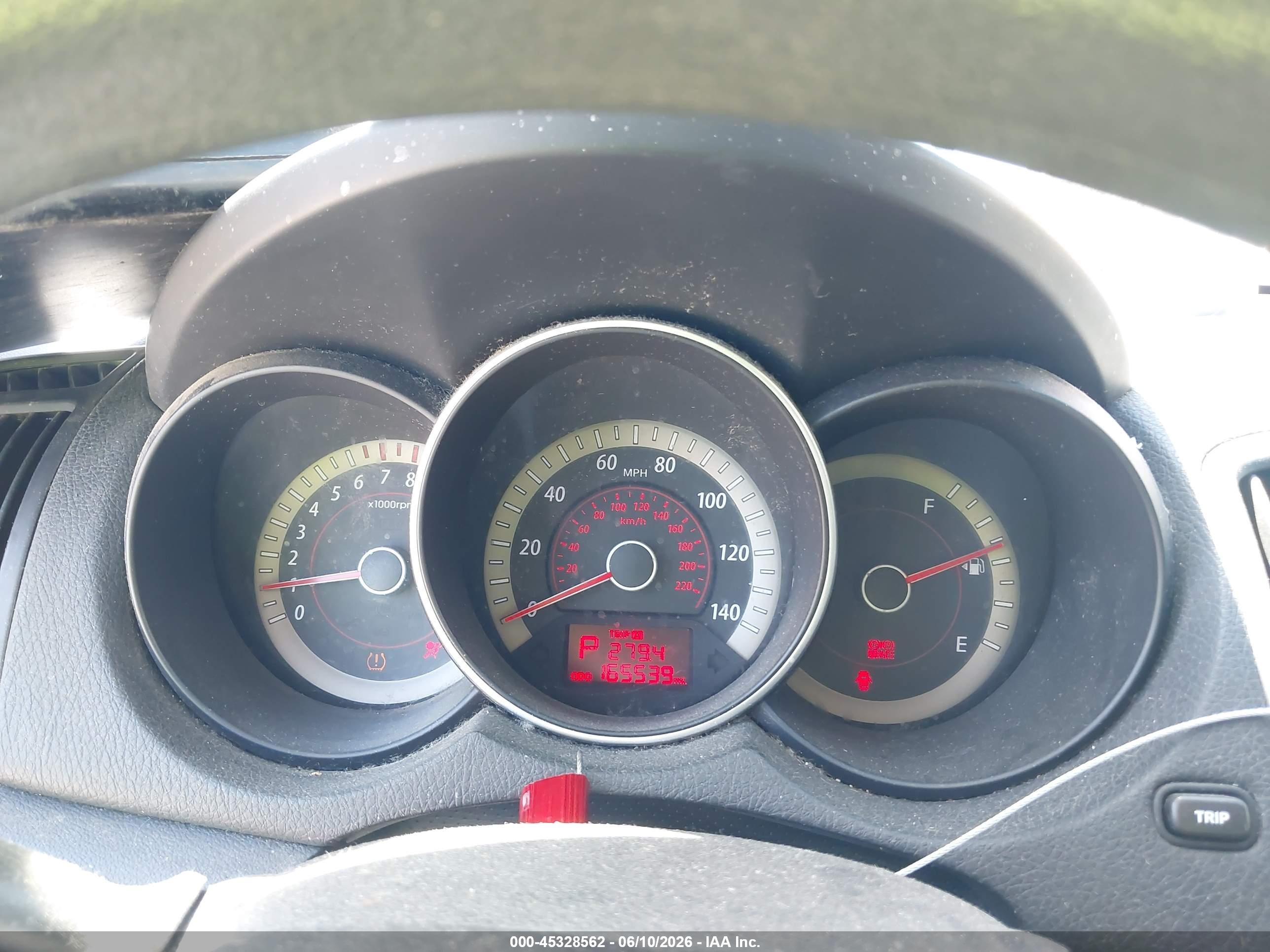 2010 Kia Forte Ex Black vin: KNAFU4A2XA5859202