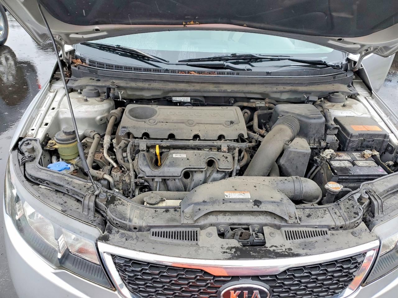 2011 Kia Forte Ex Silver vin: KNAFU4A2XB5406506