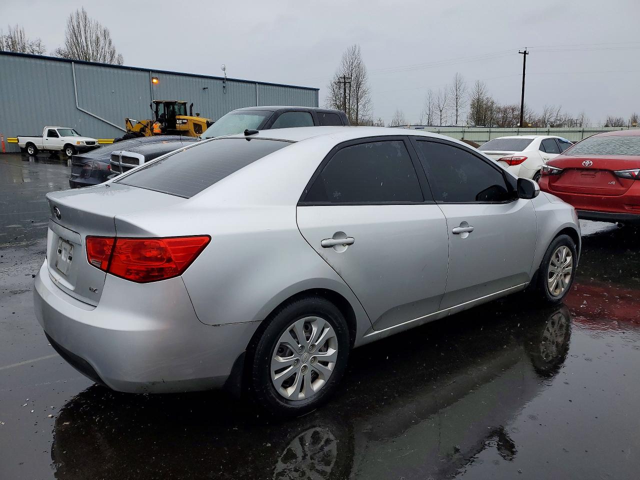 2011 Kia Forte Ex Silver vin: KNAFU4A2XB5406506