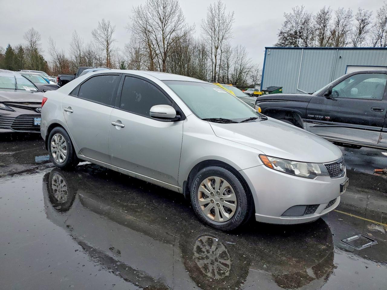 2011 Kia Forte Ex Silver vin: KNAFU4A2XB5406506