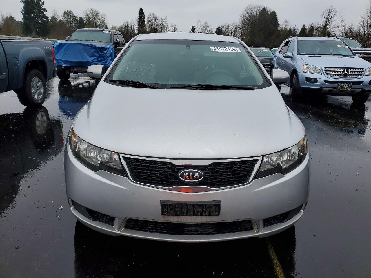 2011 Kia Forte Ex Silver vin: KNAFU4A2XB5406506