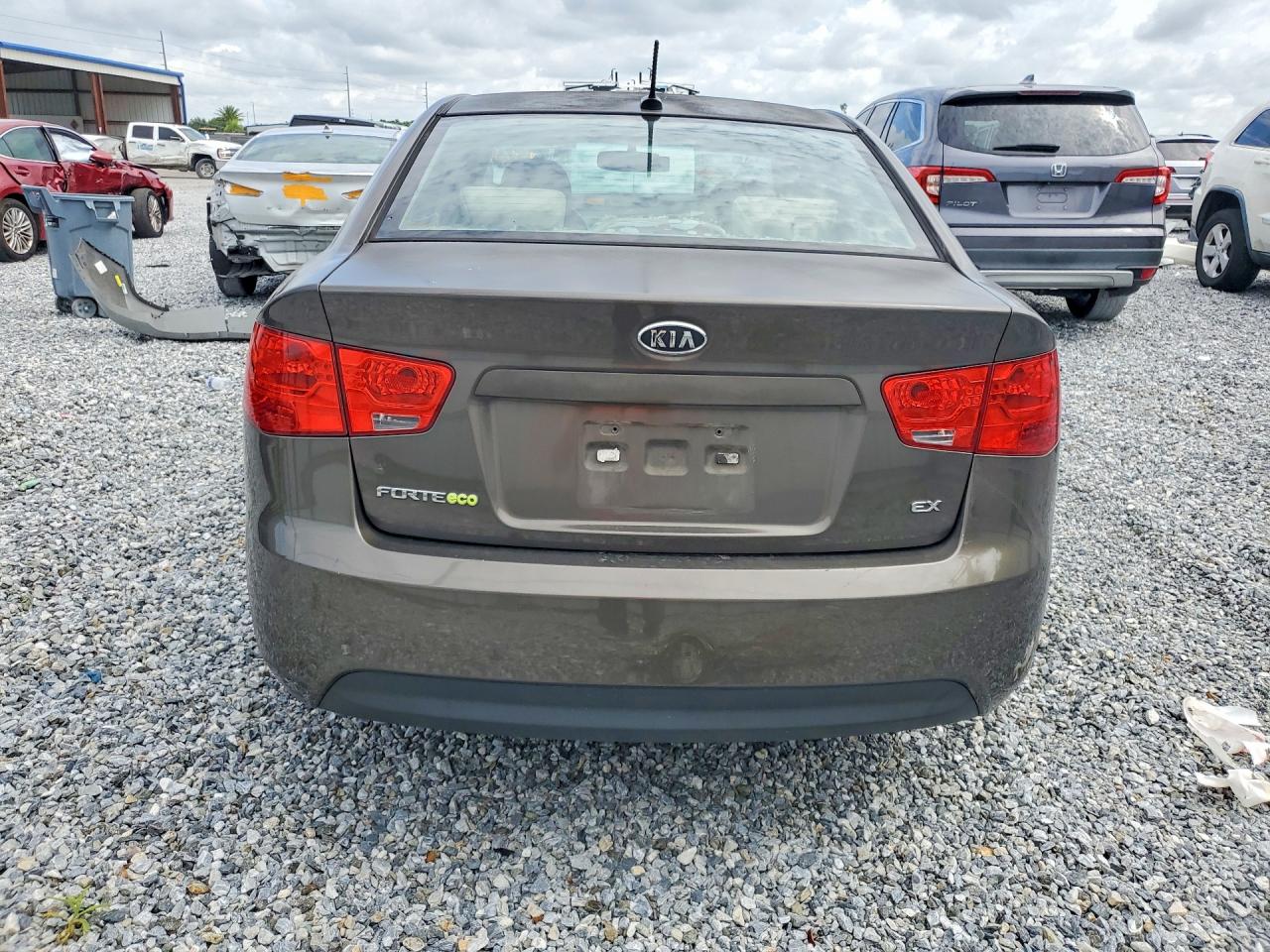 2011 Kia Forte Ex Green vin: KNAFU4A2XB5436461