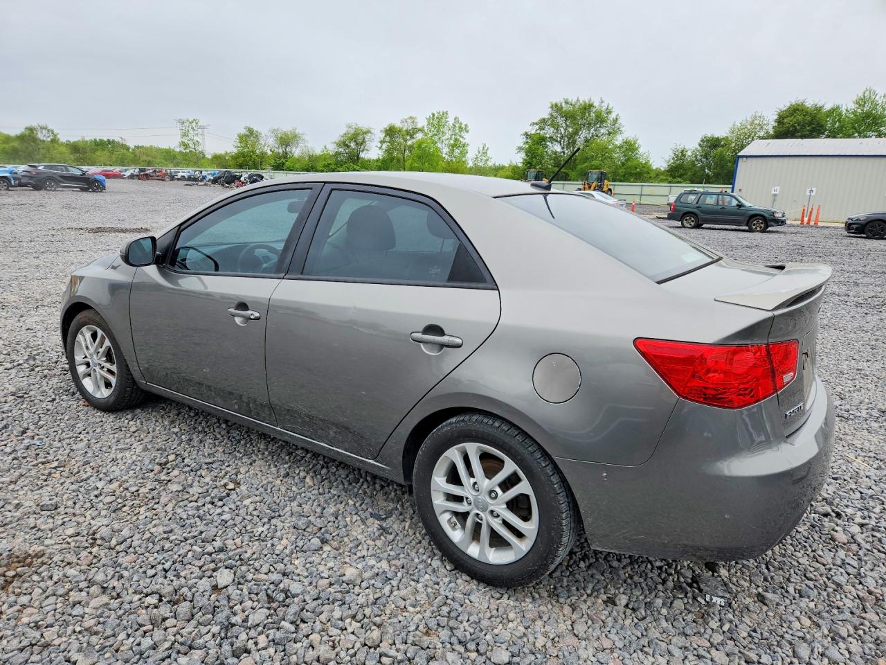2011 Kia Forte Gray vin: KNAFU4A2XB5445614