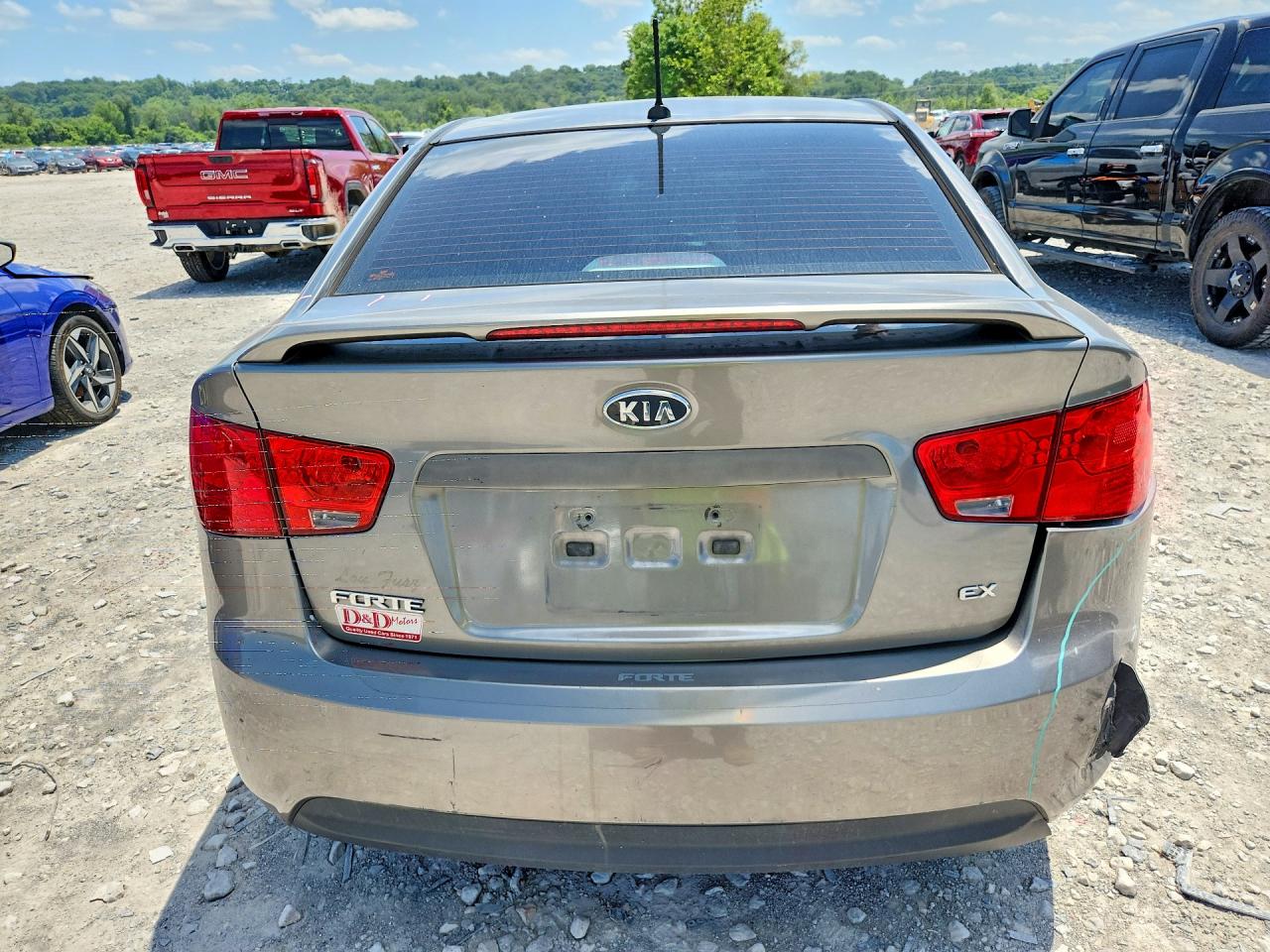 2011 Kia Forte Ex Gray vin: KNAFU4A2XB5457147