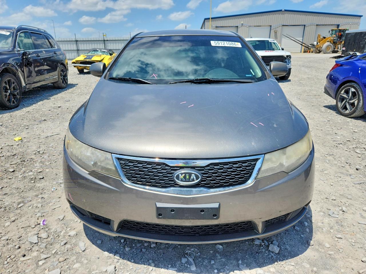 2011 Kia Forte Ex Gray vin: KNAFU4A2XB5457147
