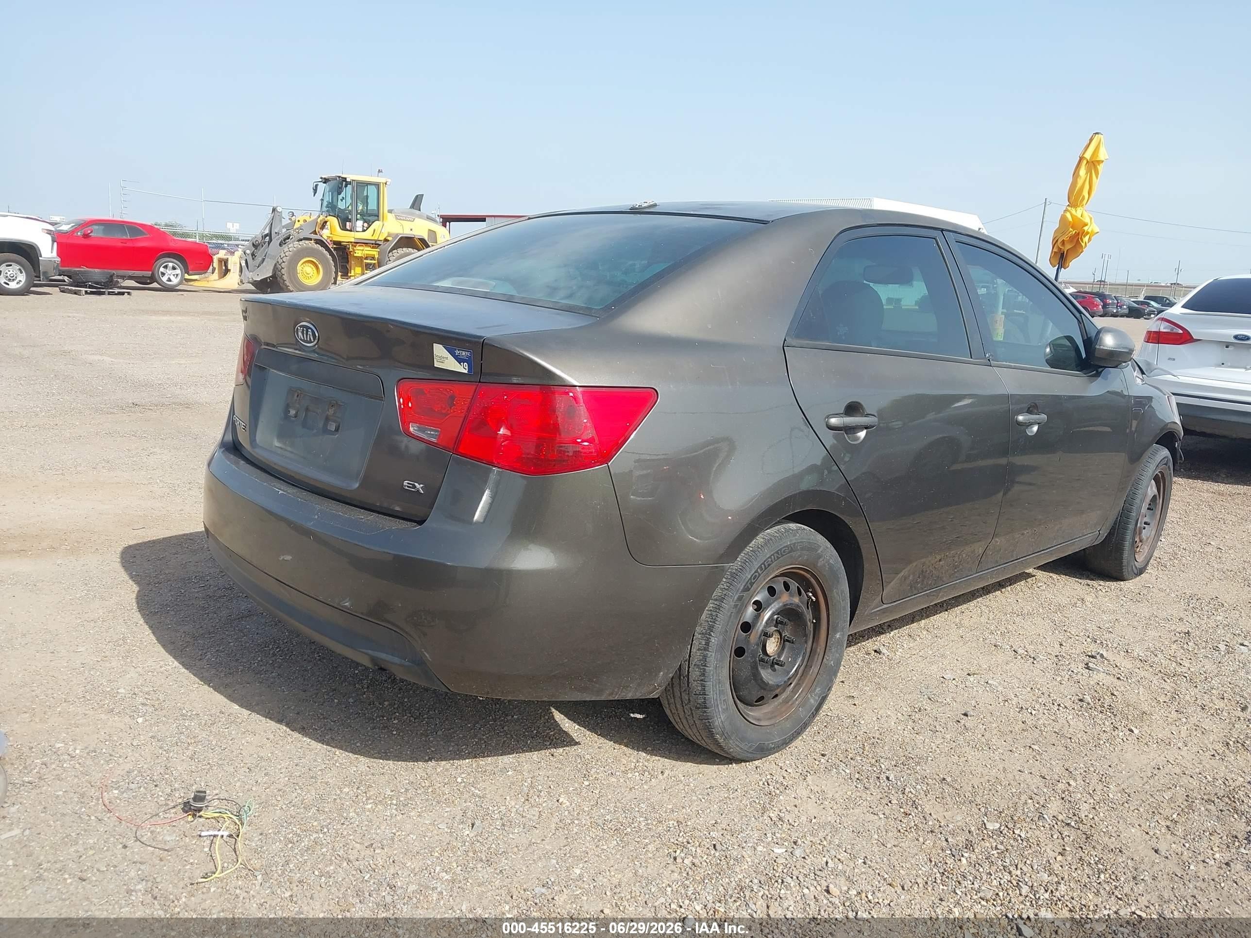 2012 Kia Forte Ex Dark Brown vin: KNAFU4A2XC5475567