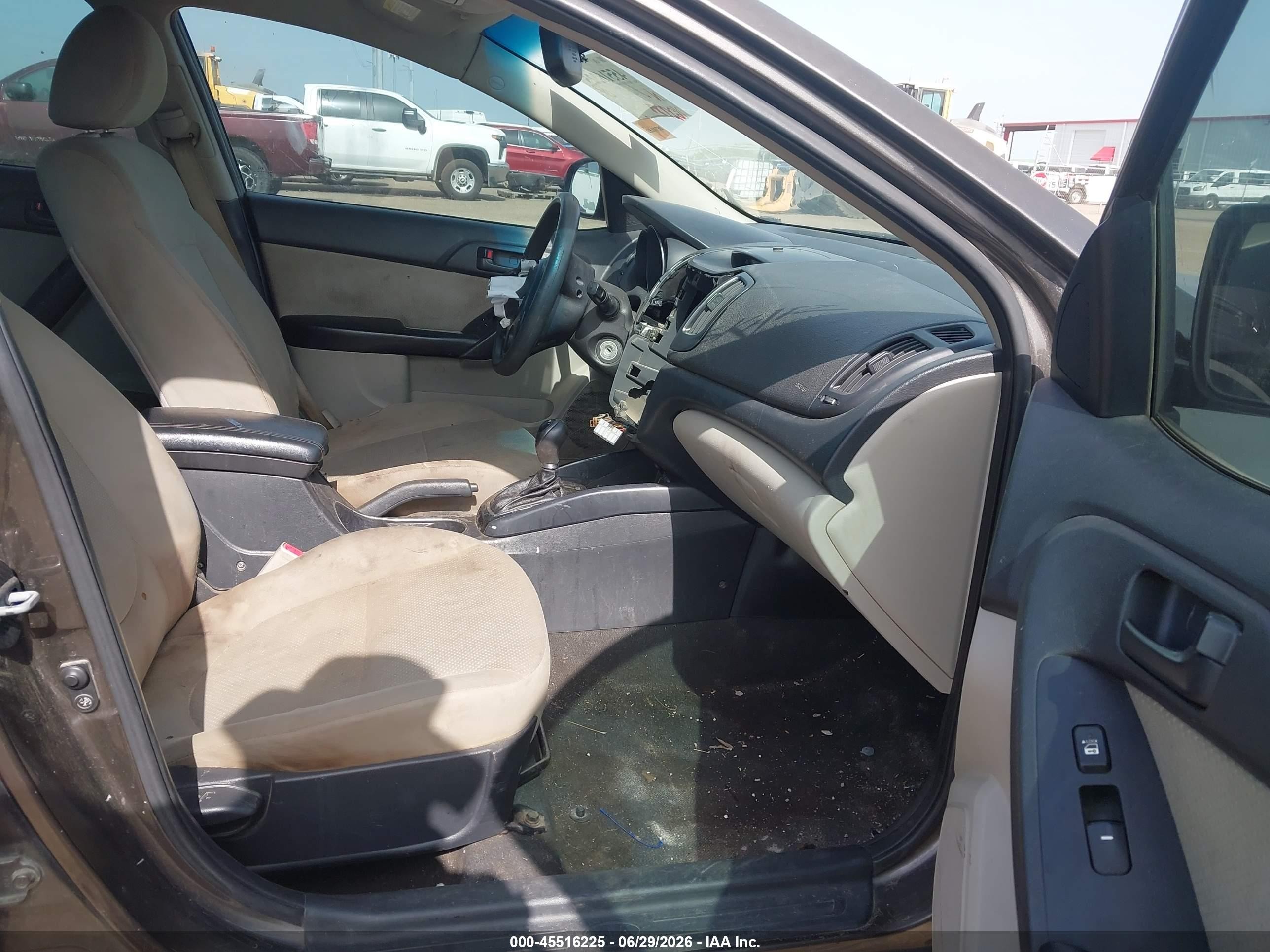 2012 Kia Forte Ex Dark Brown vin: KNAFU4A2XC5475567