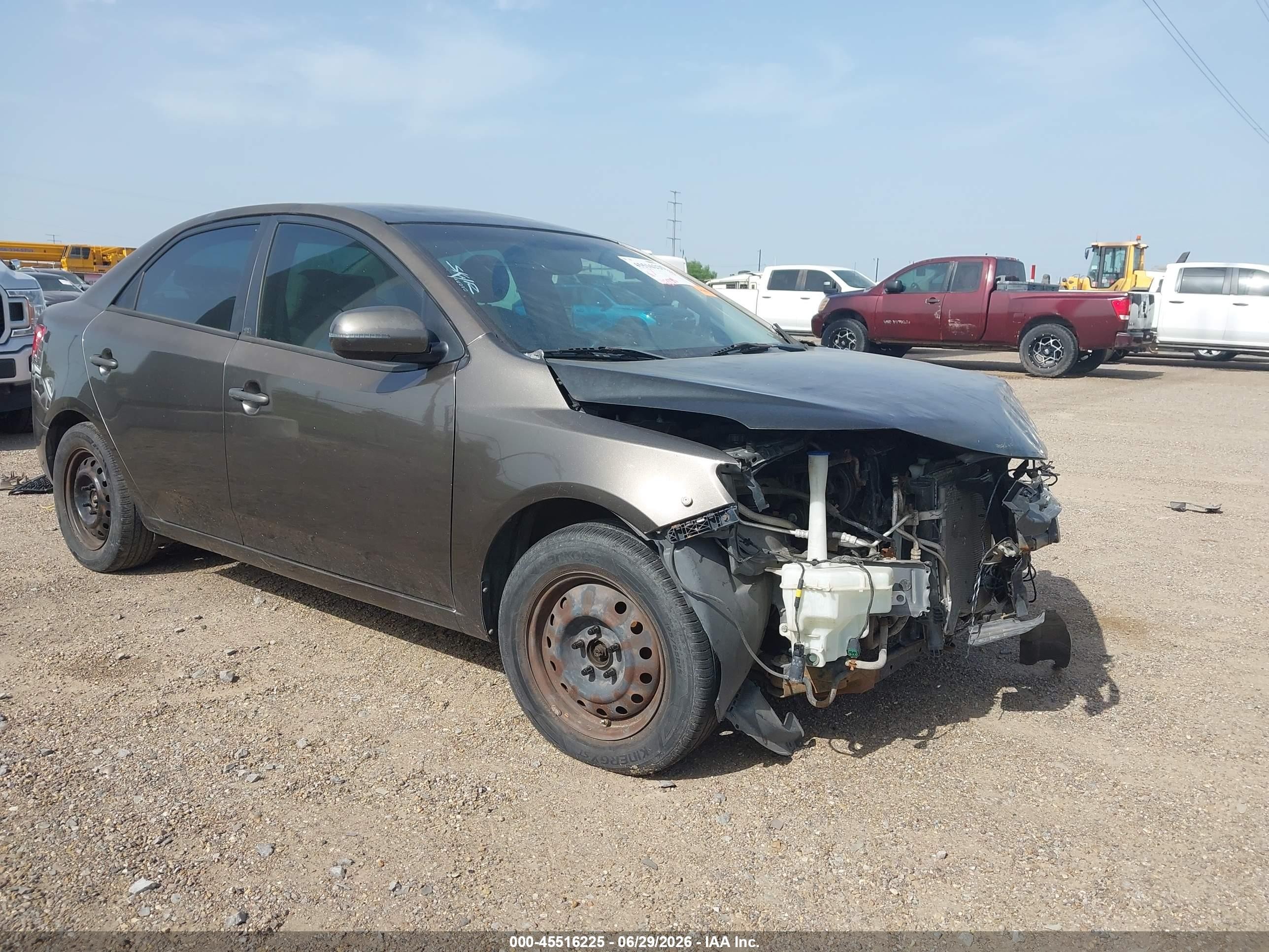 2012 Kia Forte Ex Dark Brown vin: KNAFU4A2XC5475567
