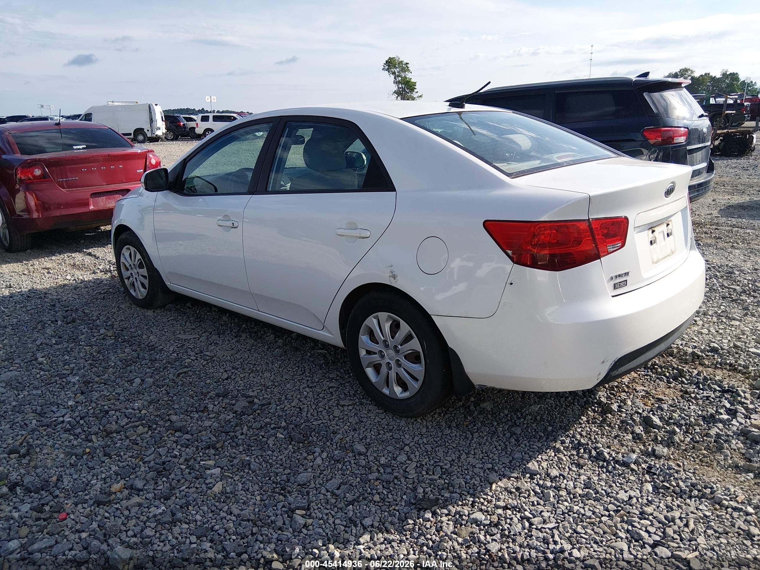 2012 Kia Forte Ex White vin: KNAFU4A2XC5478100