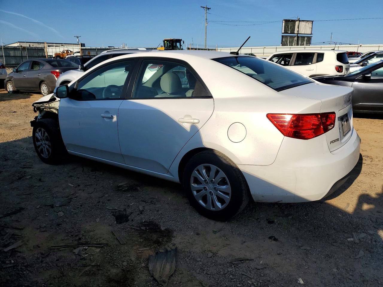 2012 Kia Forte Ex White vin: KNAFU4A2XC5502427