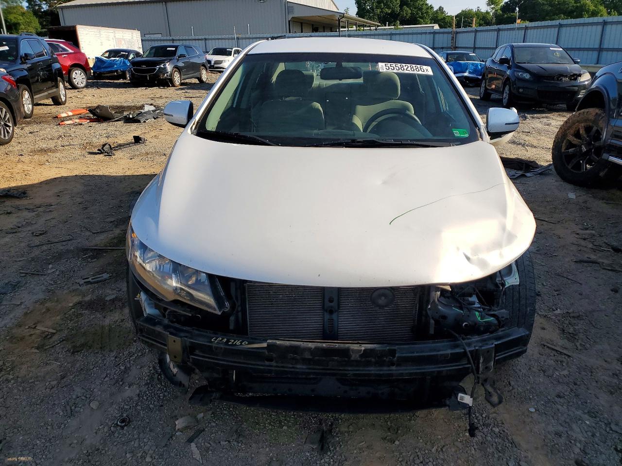 2012 Kia Forte Ex White vin: KNAFU4A2XC5502427
