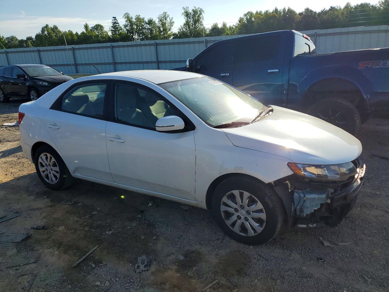 2012 Kia Forte Ex White vin: KNAFU4A2XC5502427