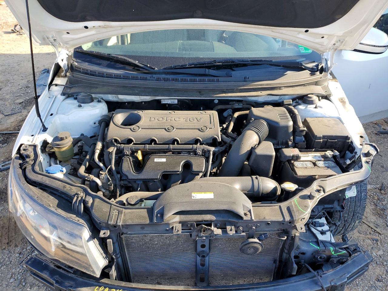 2012 Kia Forte Ex White vin: KNAFU4A2XC5502427