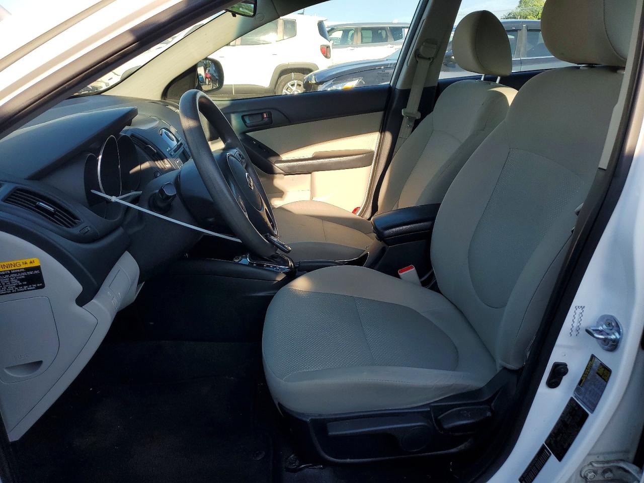 2012 Kia Forte Ex White vin: KNAFU4A2XC5502427