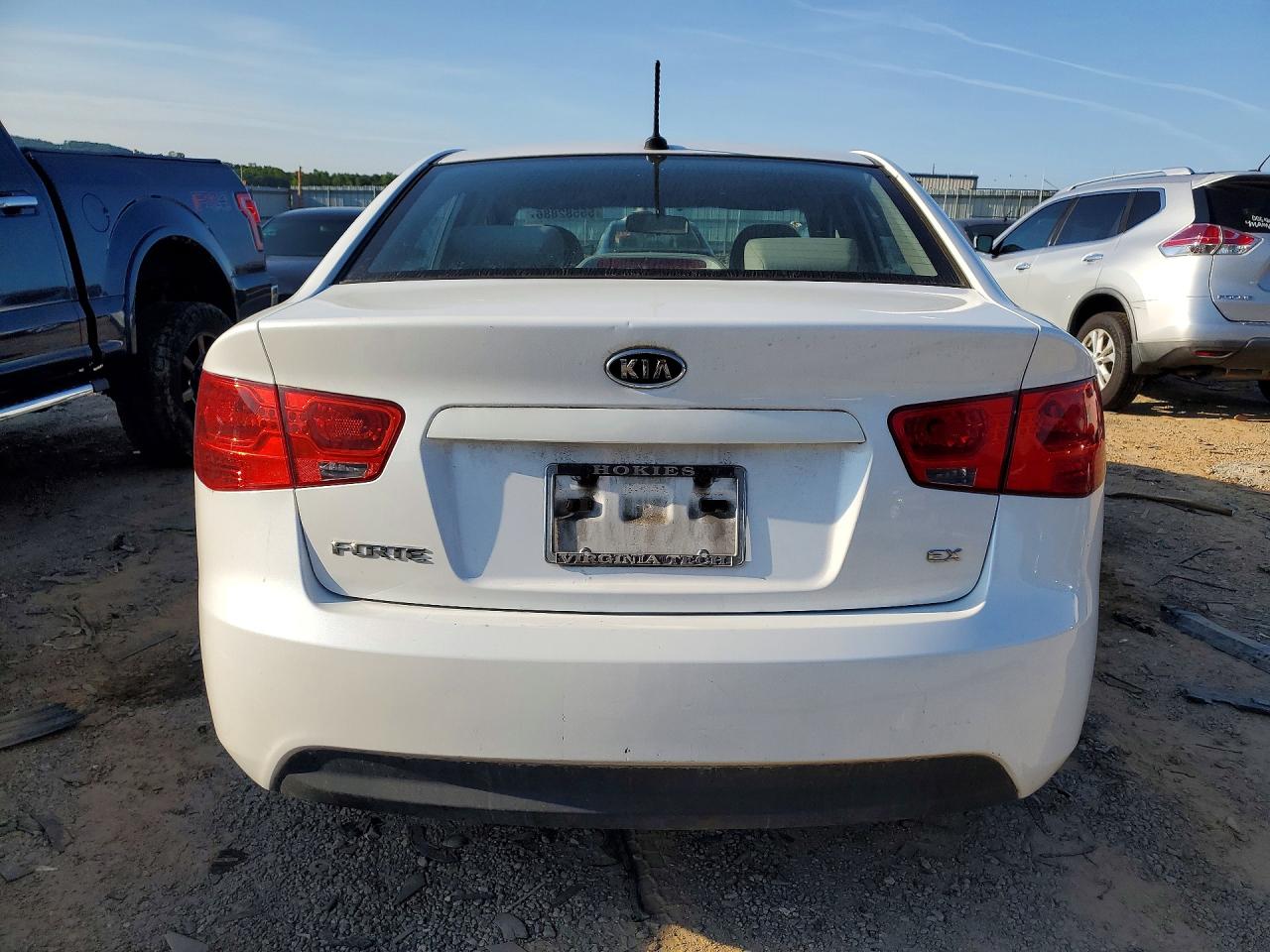2012 Kia Forte Ex White vin: KNAFU4A2XC5502427